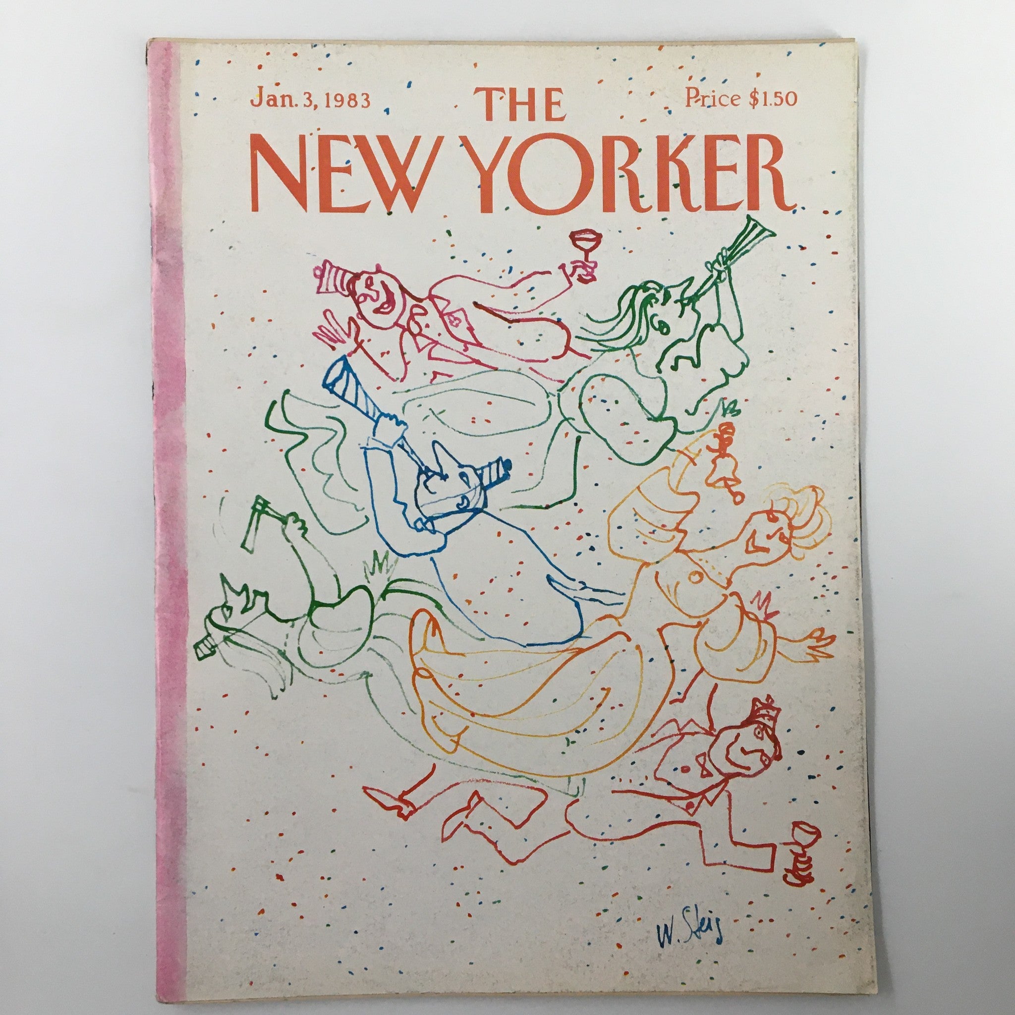 The New Yorker Magazine January 3 1983 Party People by William Steig No Label