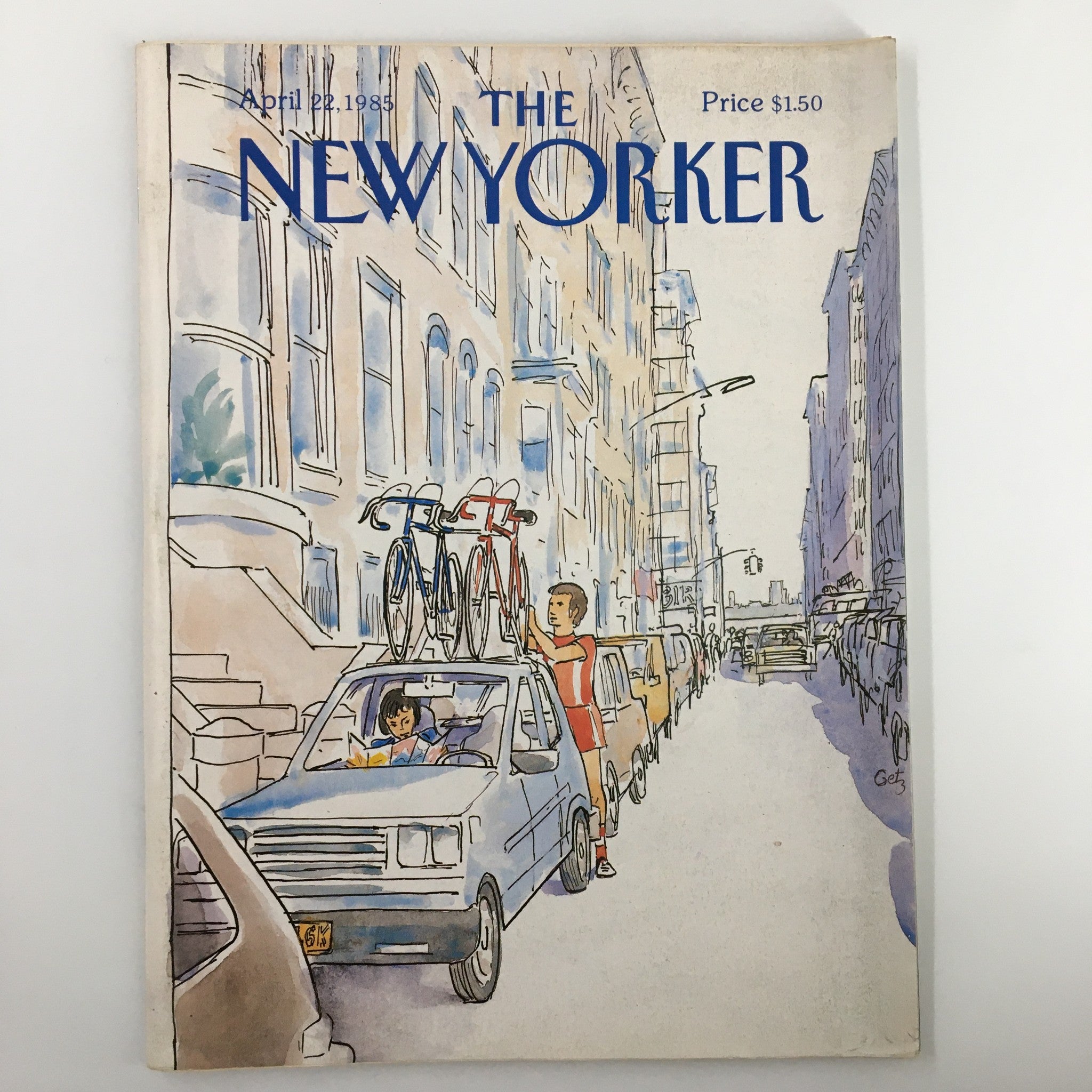 The New Yorker Magazine April 22 1985 Road Trip by Arthur Getz No Label