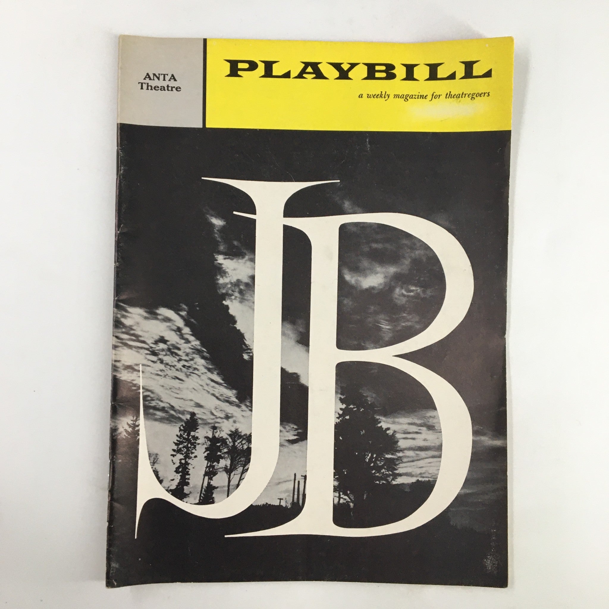 1959 Playbill Anta Theatre Elia Kazan's J. B. by Archibald MacLeish