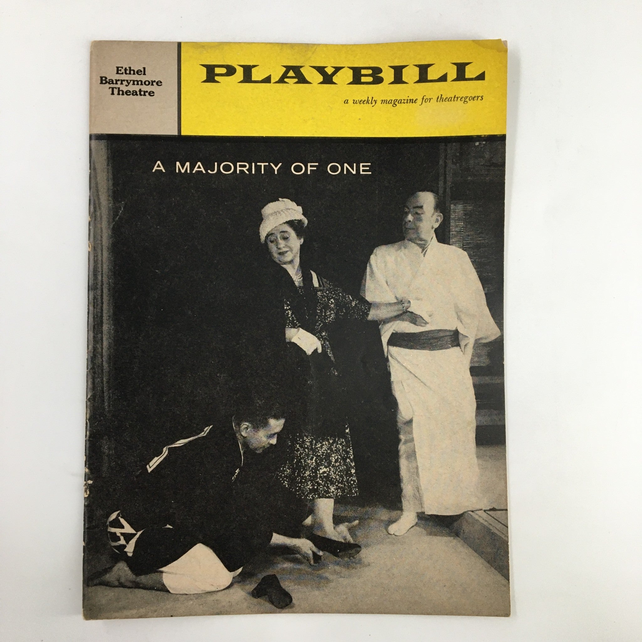 1960 Playbill Ethel Barrymore Theatre Gertrude Berg in A Majority of One