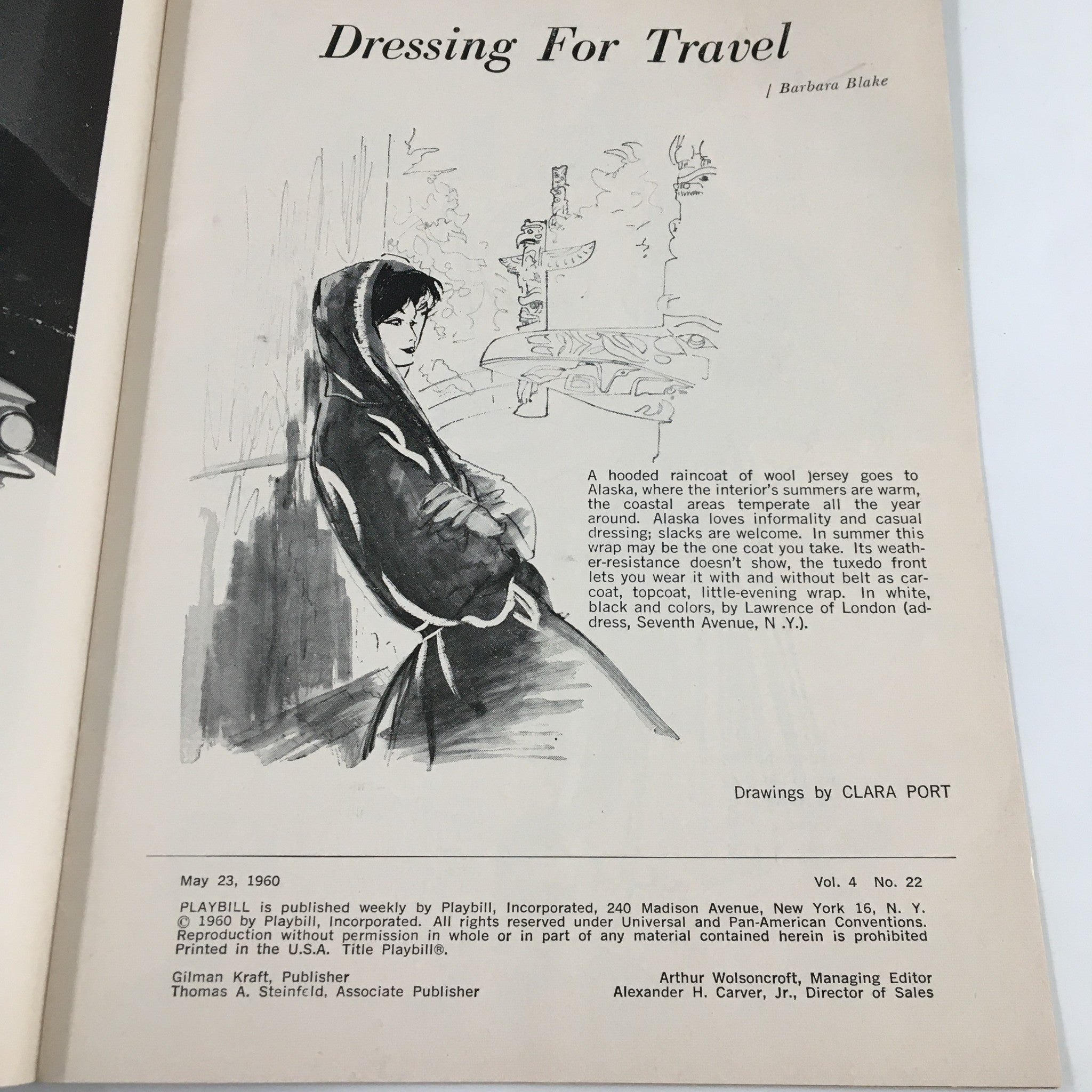 1960 Playbill Ethel Barrymore Theatre Gertrude Berg in A Majority of One