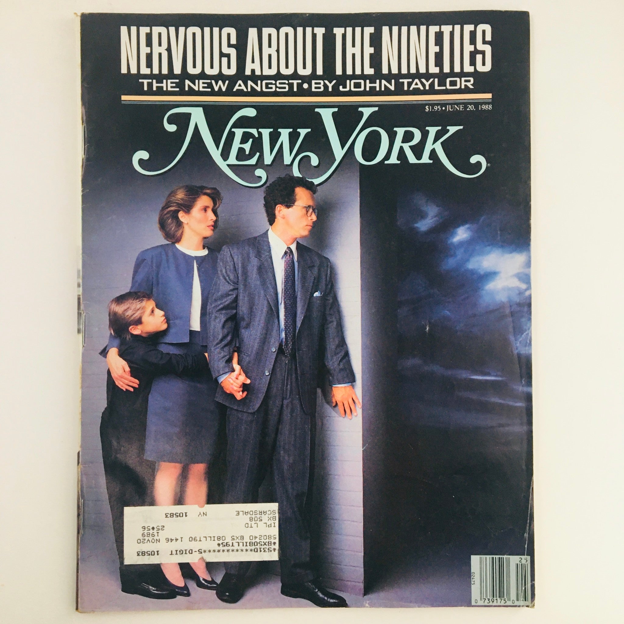 New York Magazine June 20 1988 Nervous About The Nineties The New Angst