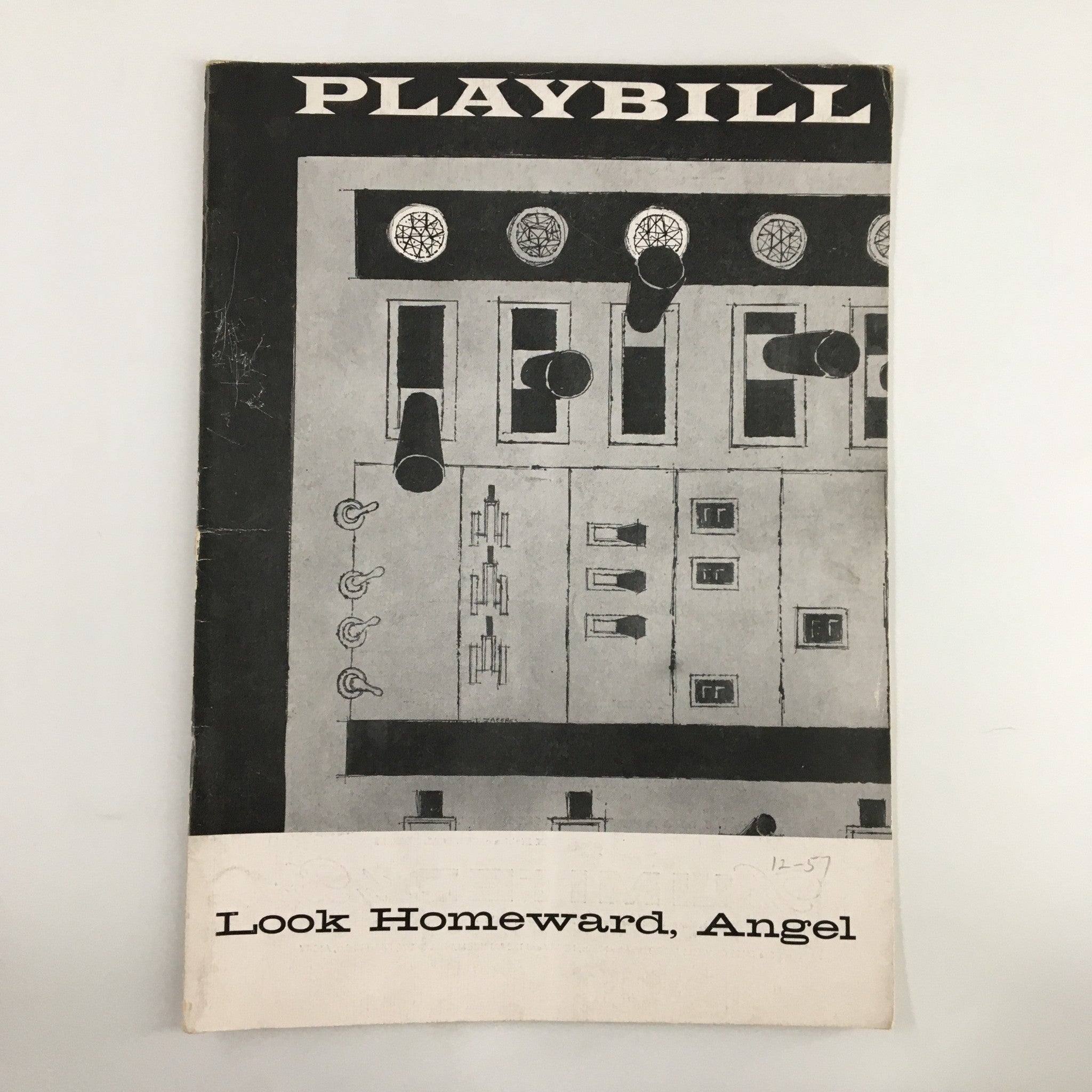 1957 Playbill Ethel Barrymore Theatre Anthony Perkins in Look Homeward, Angel