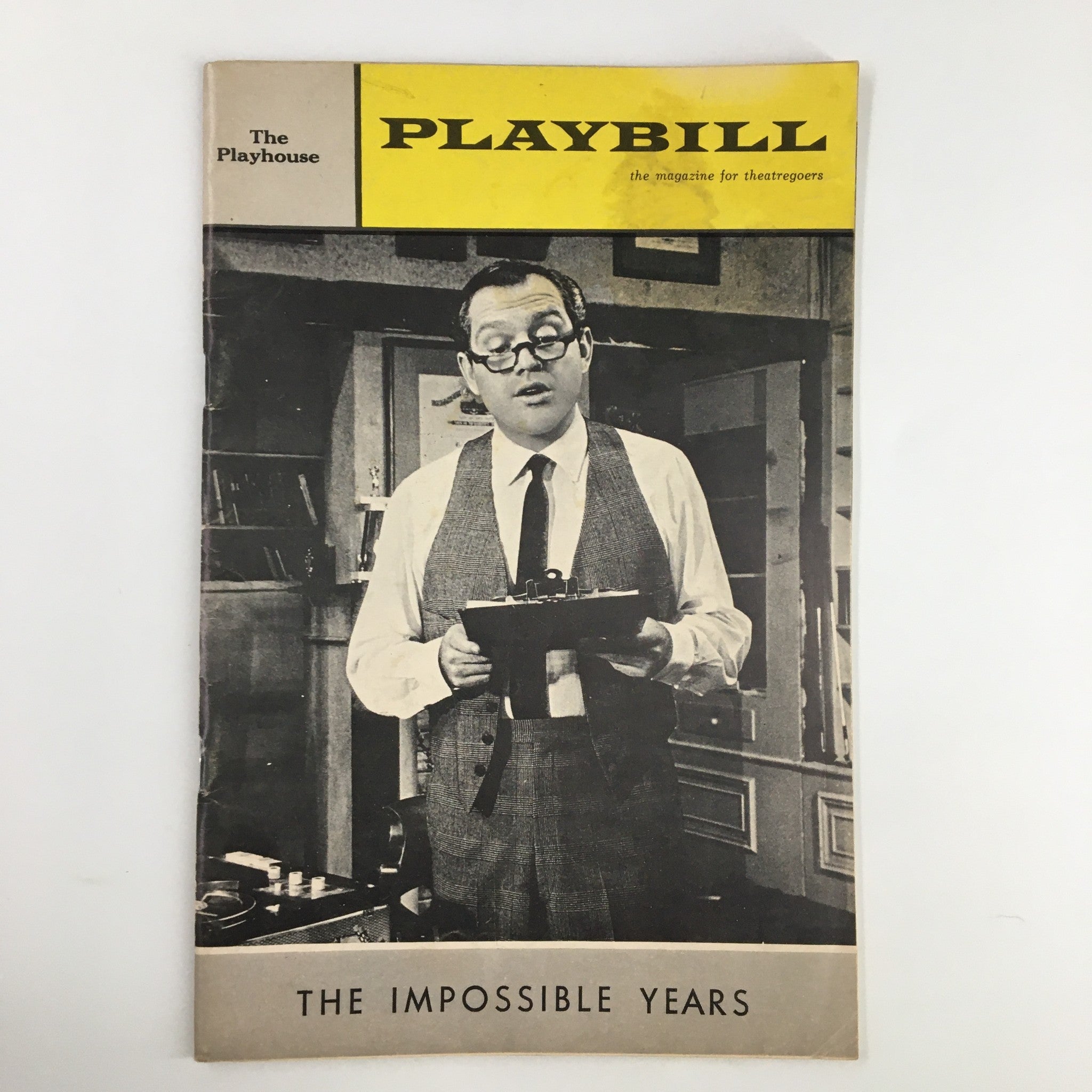 1965 Playbill The Playhouse Alan King The Impossible Years by Arthur Storch