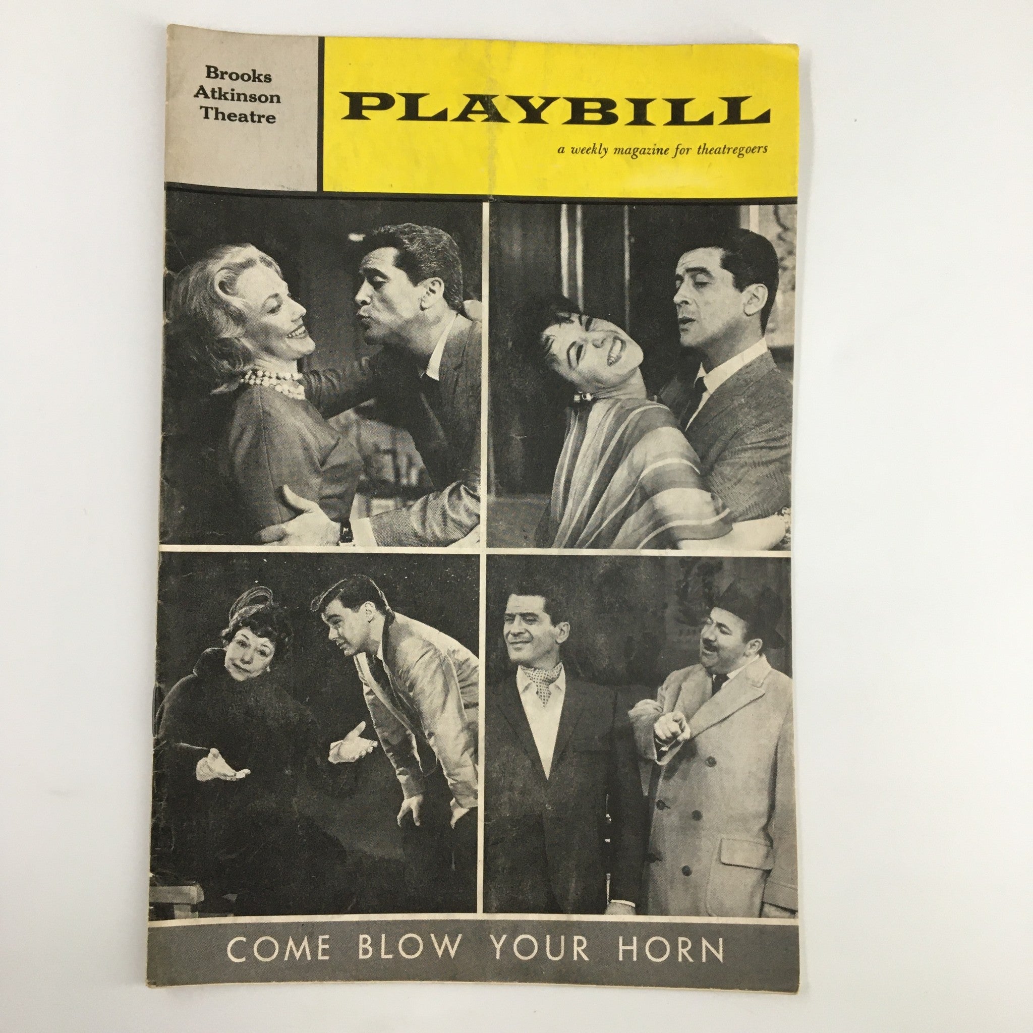 1961 Playbill Brooks Atkinson Theatre Come Blow Your Horn by Neil Simon