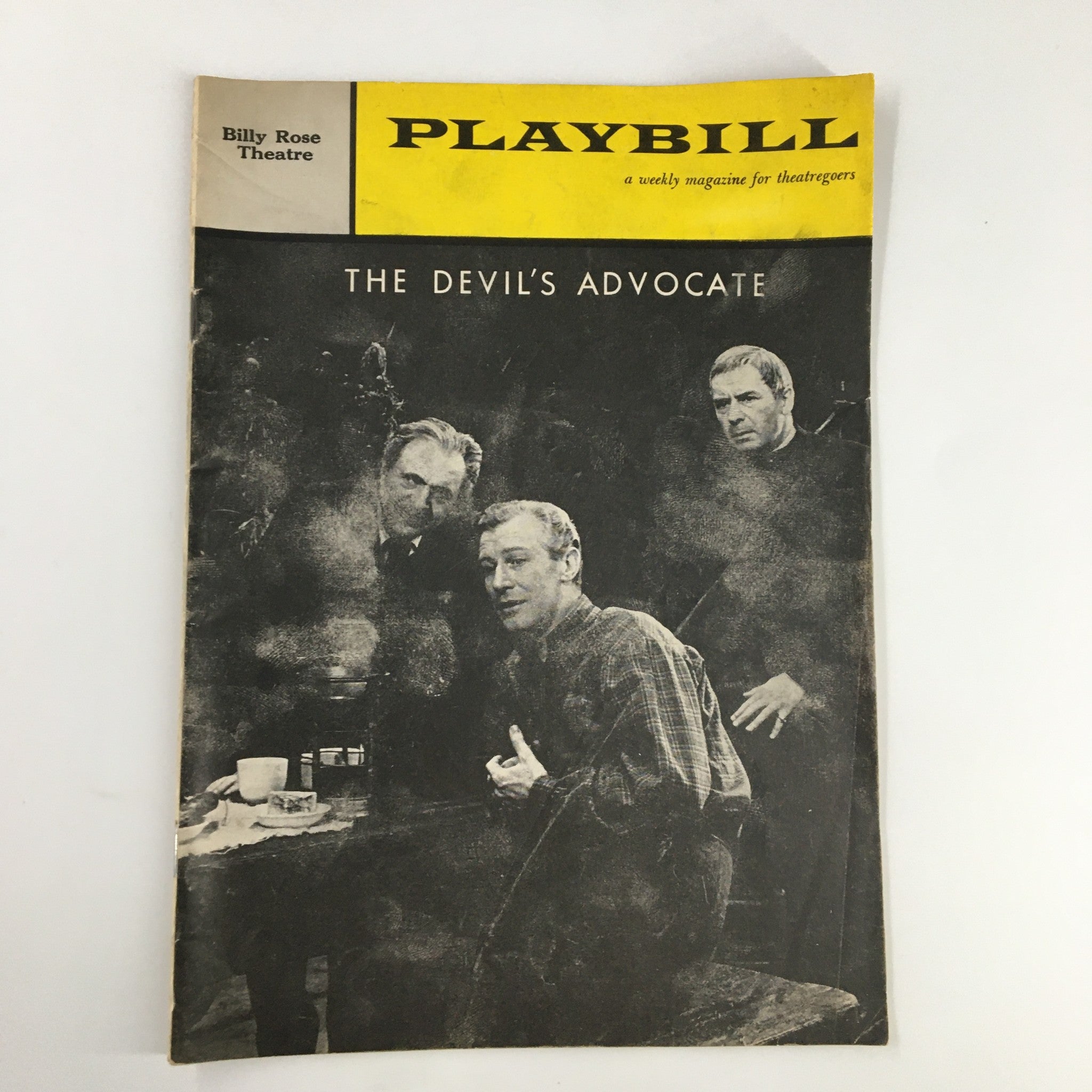 1961 Playbill Billy Rose Theatre The Devil's Advocate A Play by Dore Schary