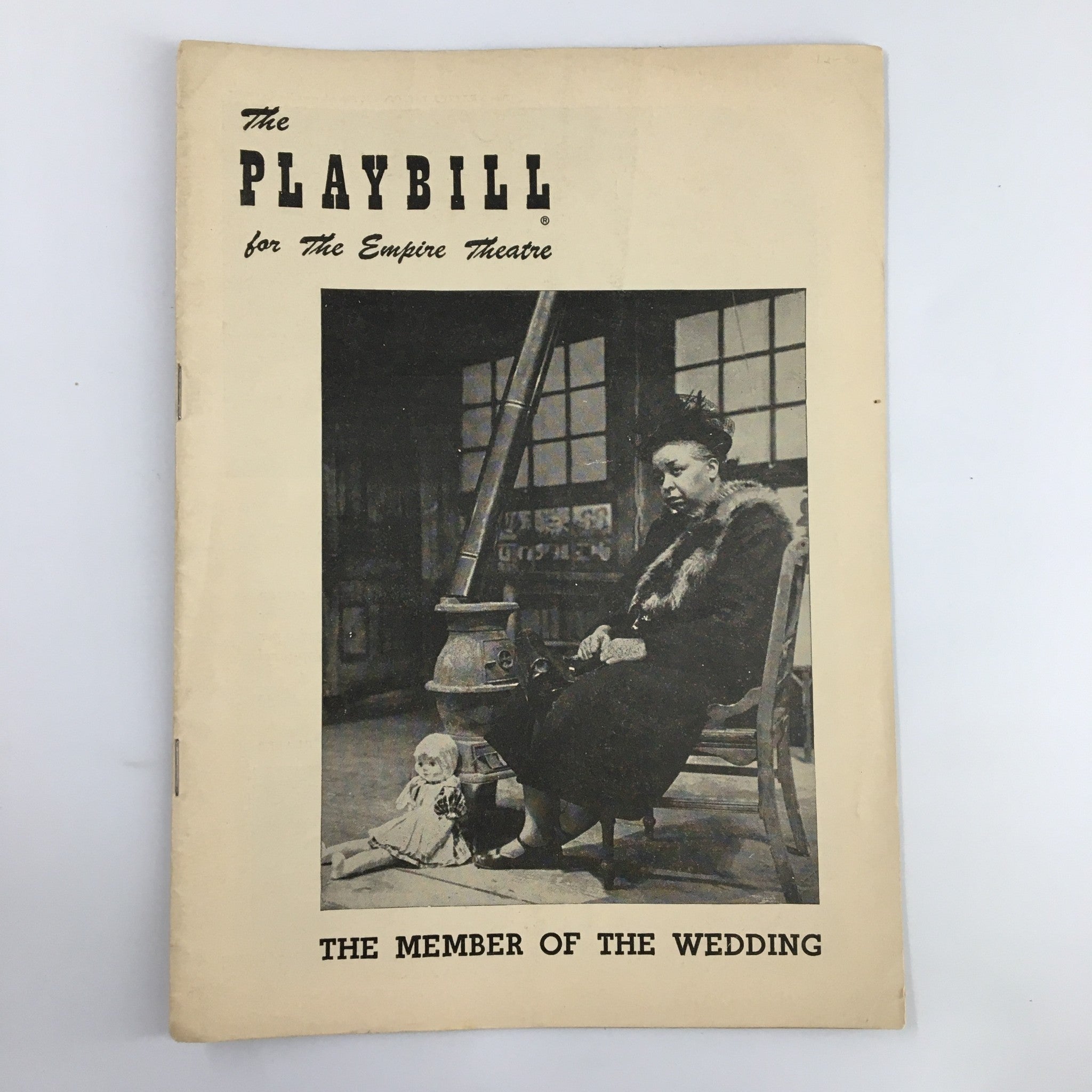 1950 Playbill The Empire Theatre Ethel Waters in The Member of the Wedding