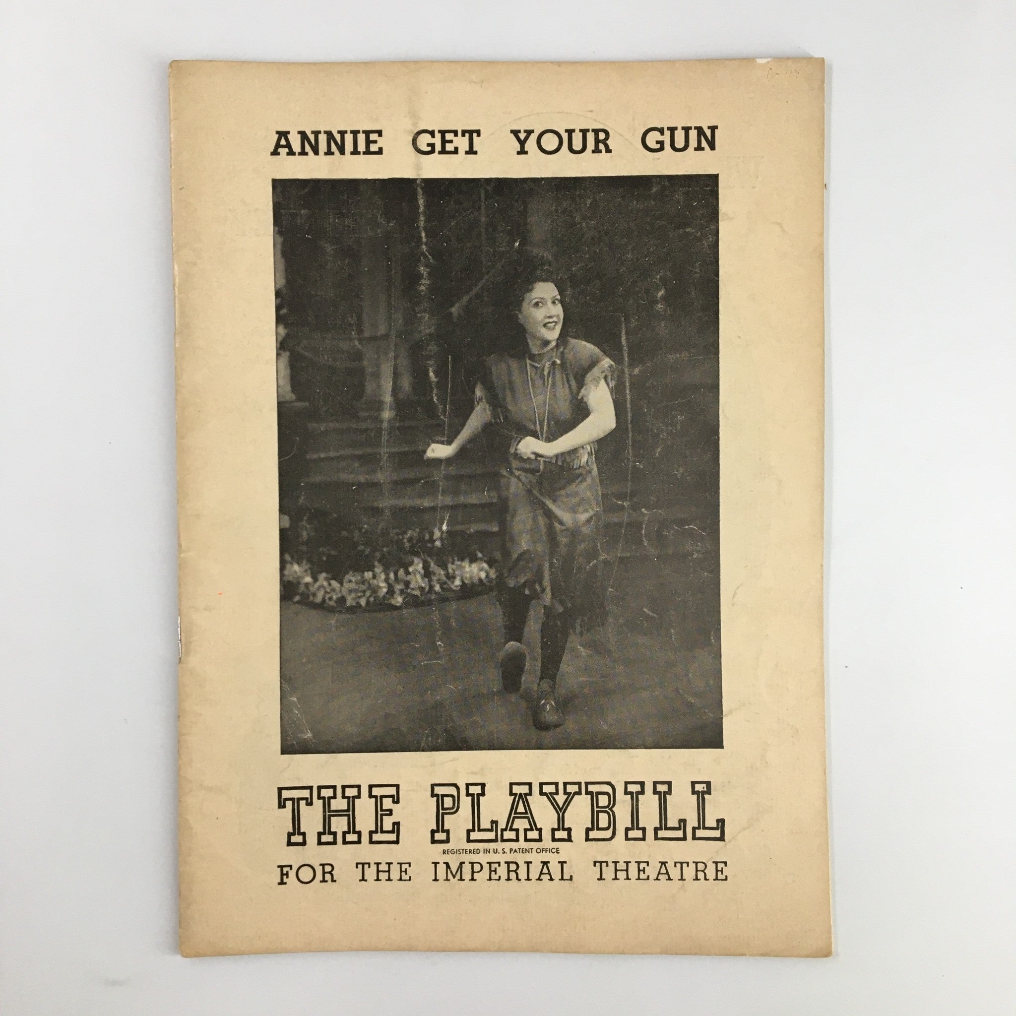 1948 Playbill The Imperial Theatre Ethel Merman in Annie Get Your Gun