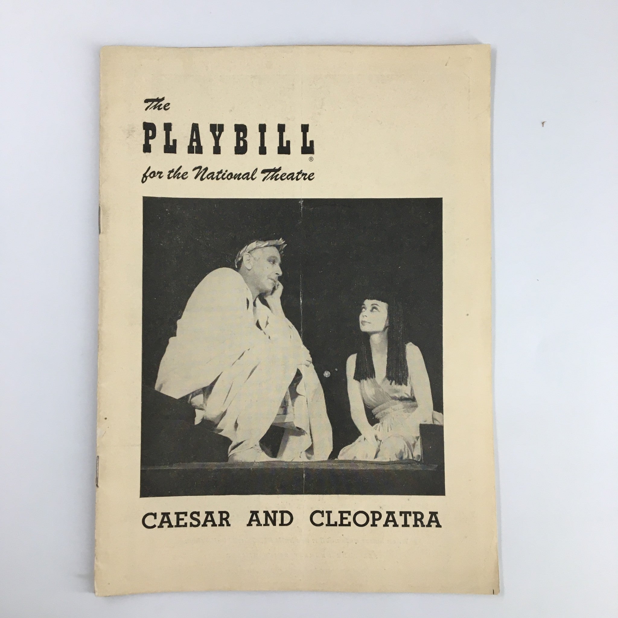 1950 Playbill National Theatre Cedrick Hardwicke in Caesar and Cleopatra