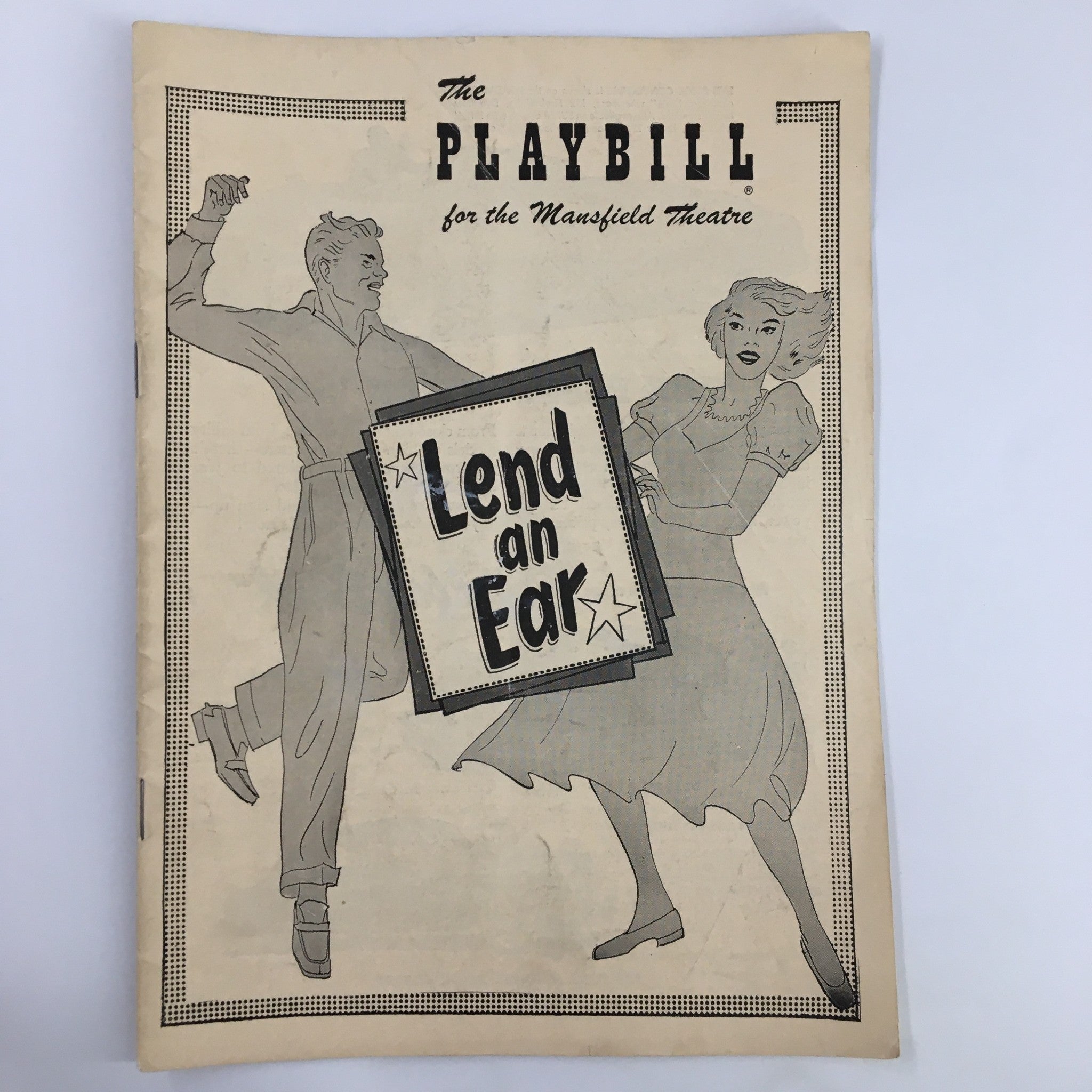 1950 Playbill Mansfield Theatre Lend An Ear with John Seal by Charles Gaynor