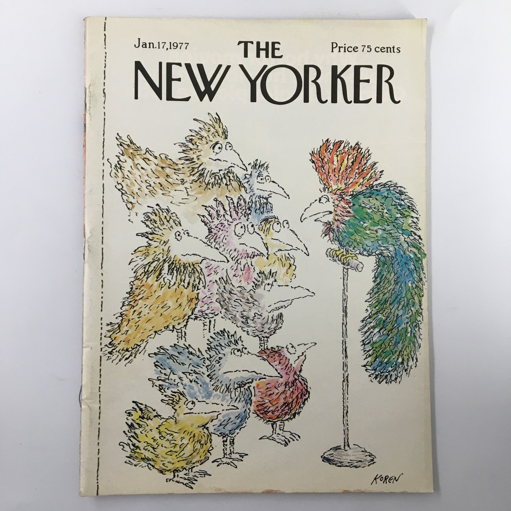 The New Yorker Magazine January 17 1977 The Current Cinema by Edward Koren