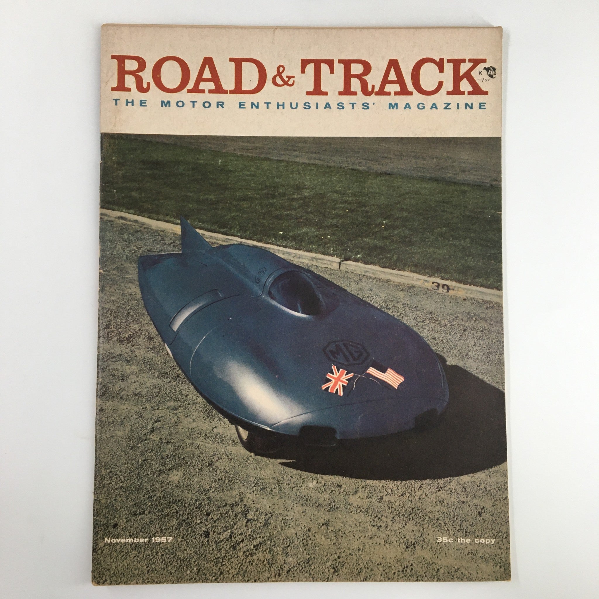 VTG Road & Track Magazine November 1957 Jaguar XK-150 Road Test No Label