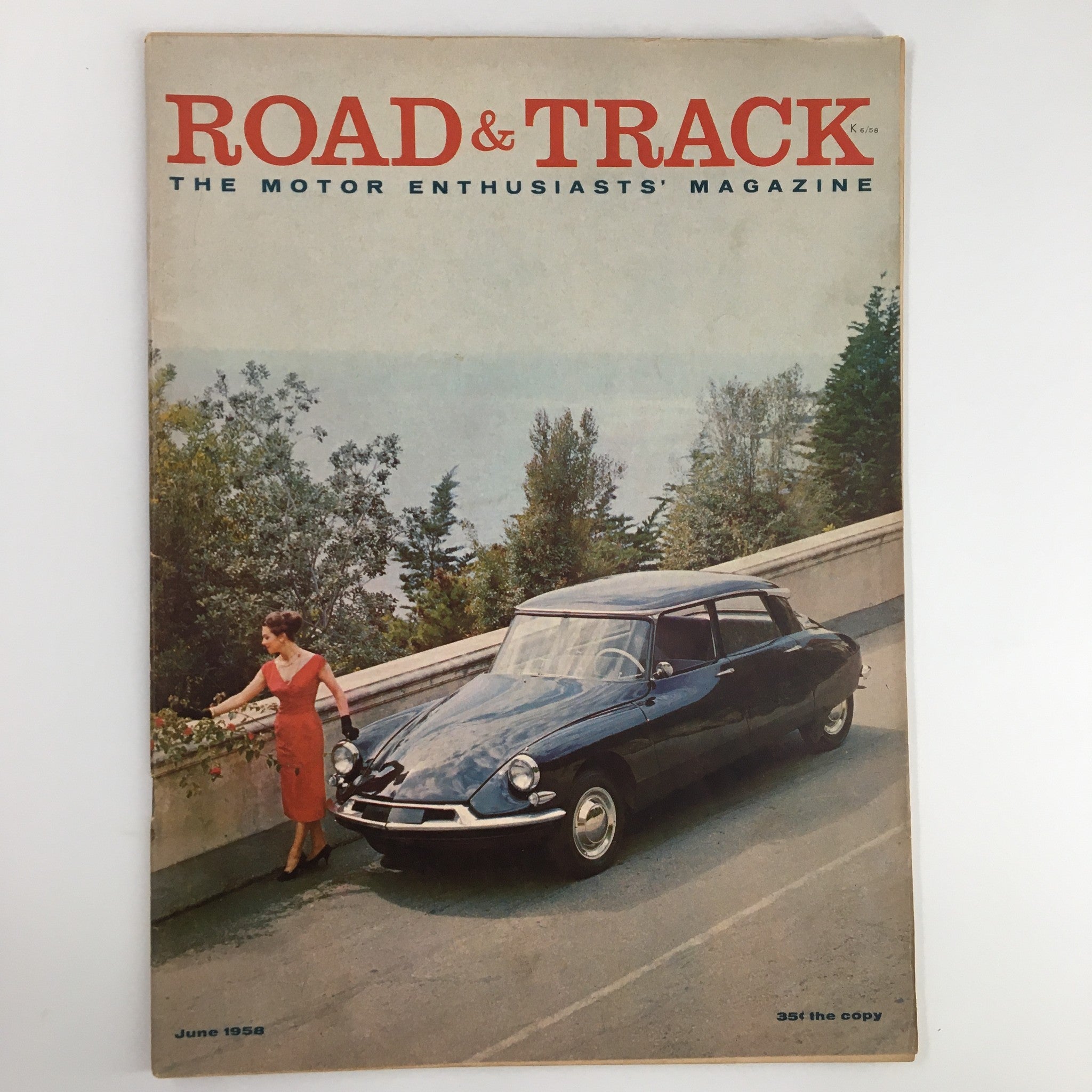 VTG Road & Track Magazine June 1958 The French Citroen ID-19 No Label