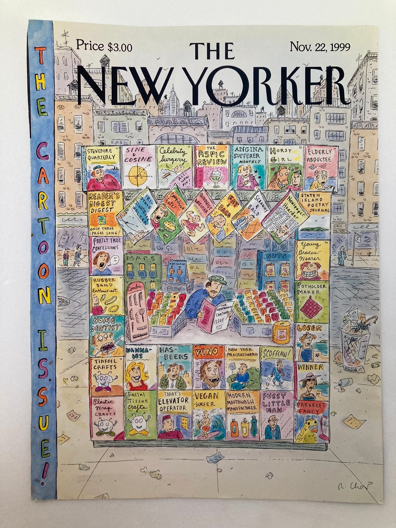 COVER ONLY The New Yorker November 22 1999 Something for Everyone by Roz Chast