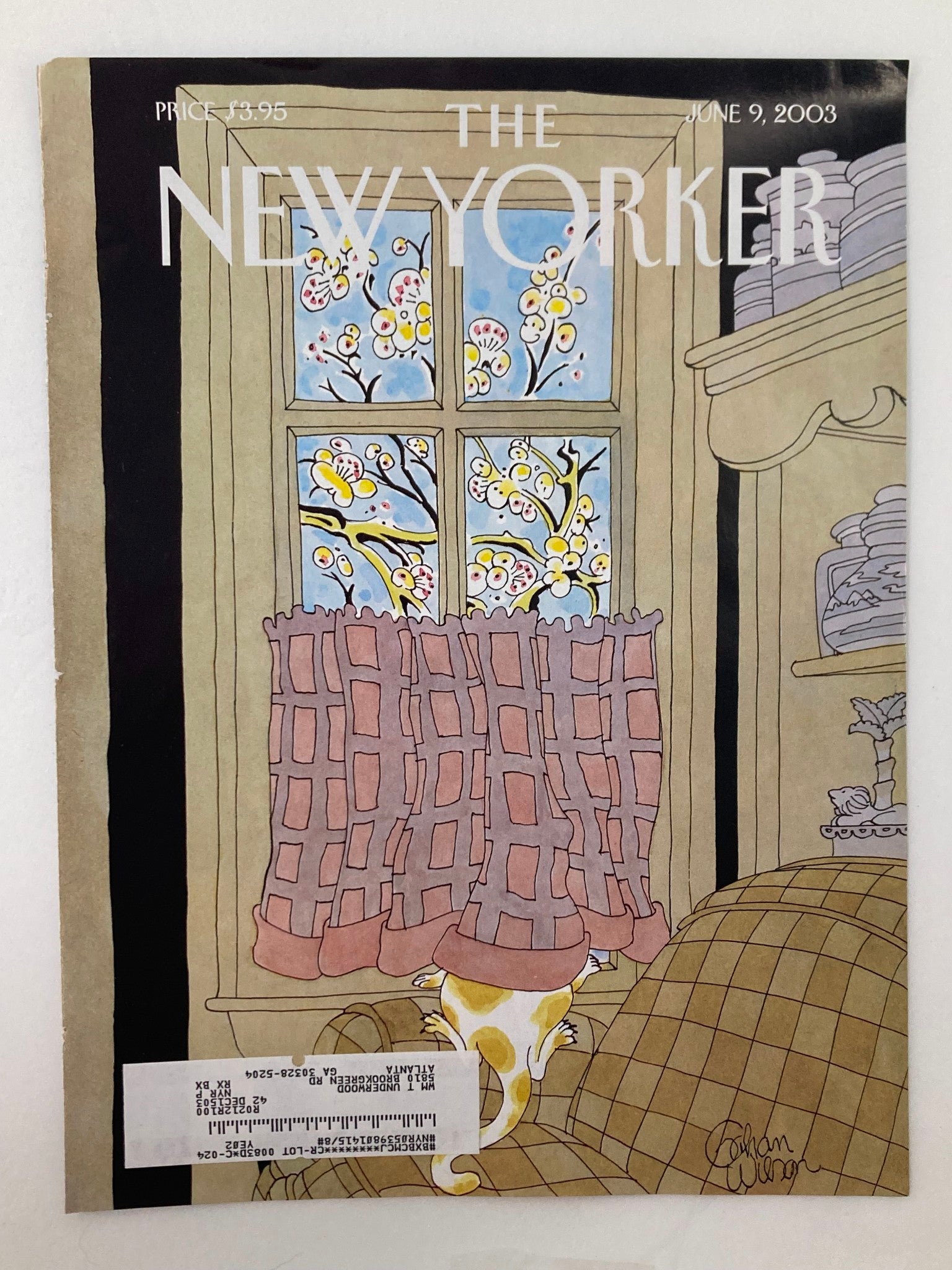 COVER ONLY The New Yorker June 9 2003 Better Weather by Gahan Wilson