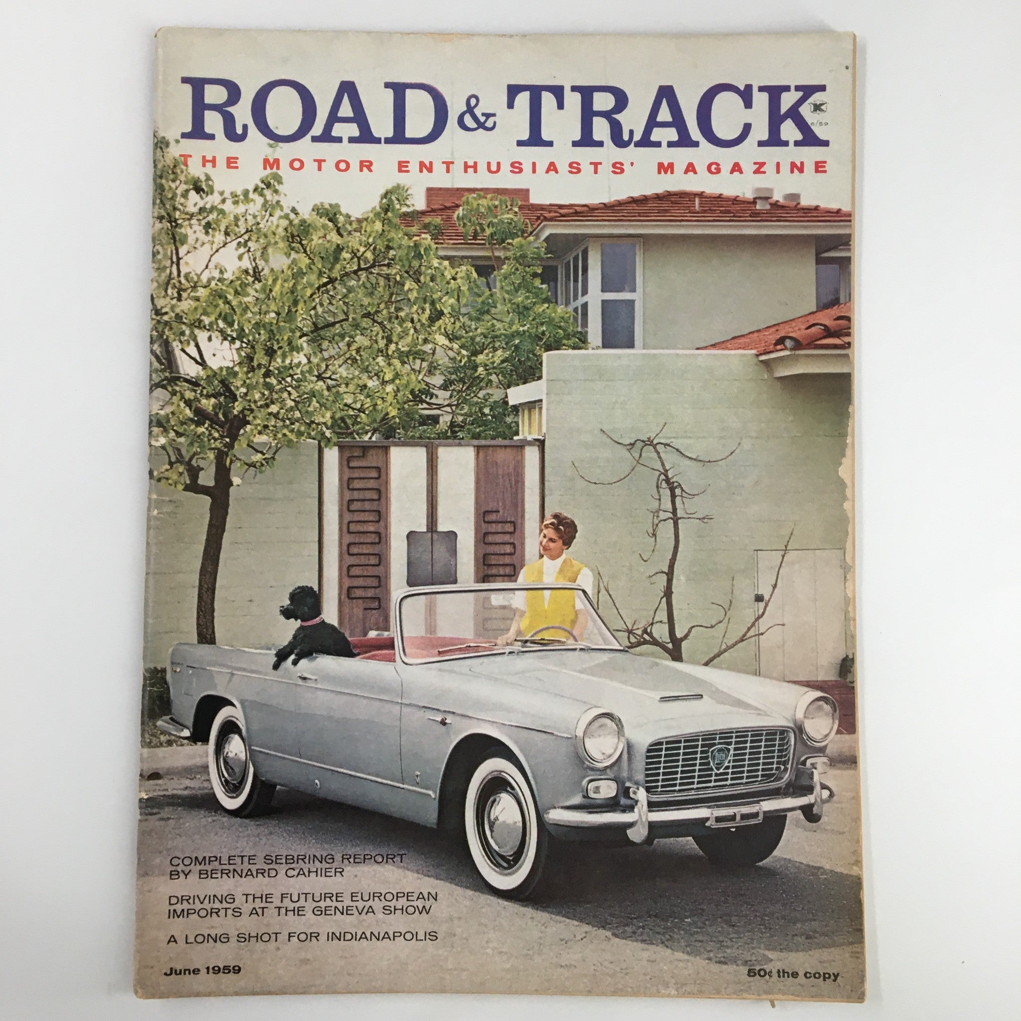 VTG Road & Track Magazine June 1959 A Long Shot for Indianapolis Car No Label