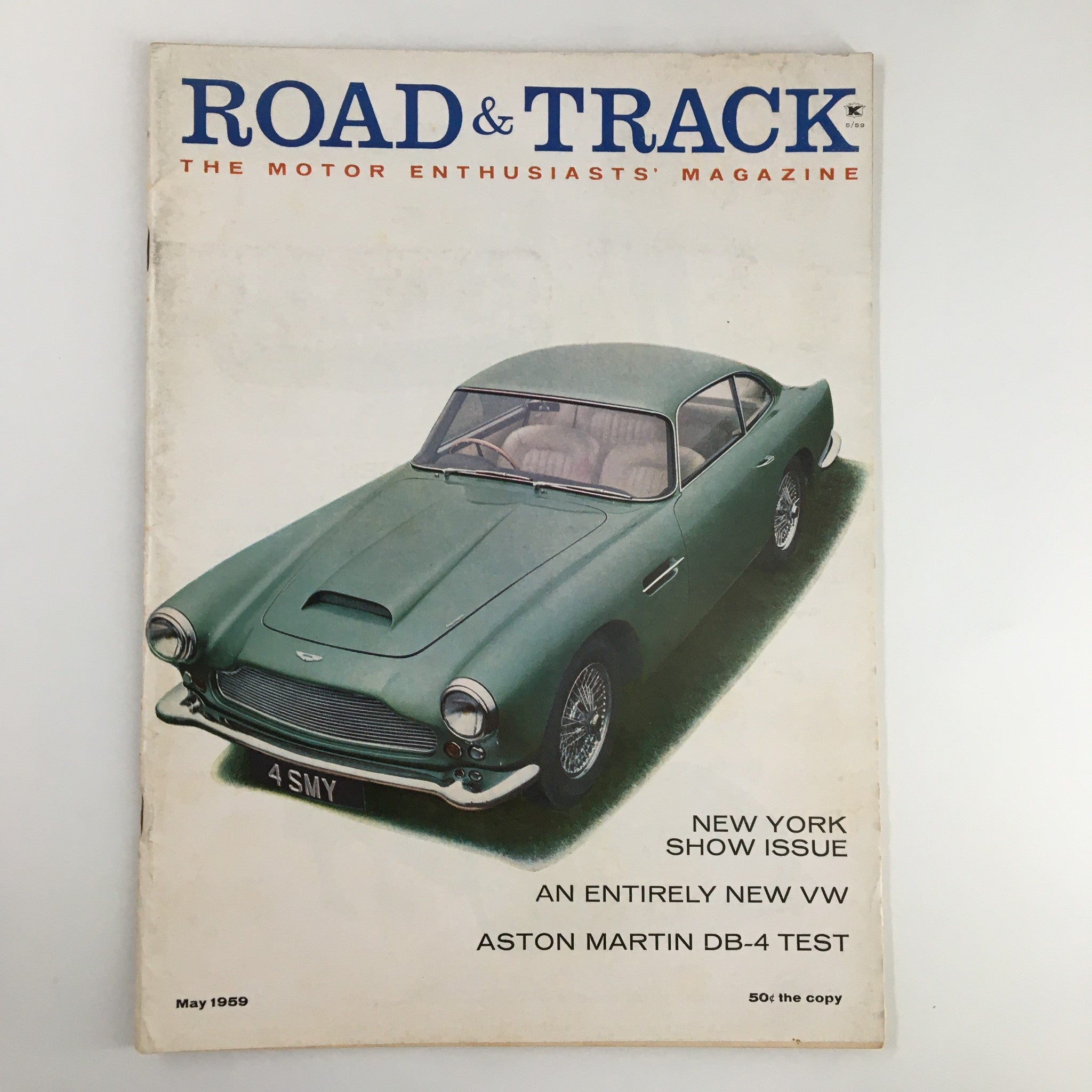 VTG Road & Track Magazine May 1959 Why Not A Ghia-Karmann Sedan No Label