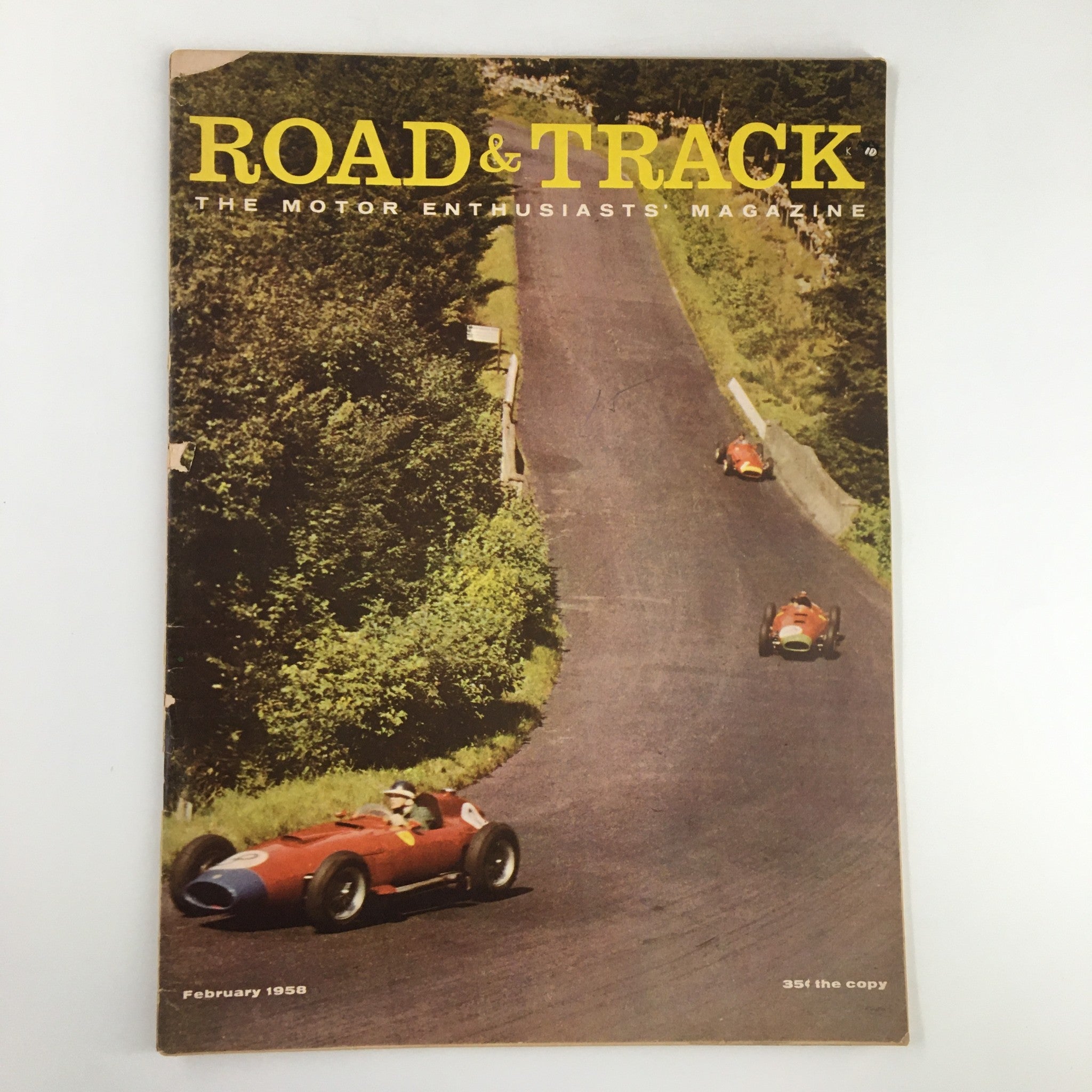 VTG Road & Track Magazine February 1958 The Real Ken Miles Story No Label