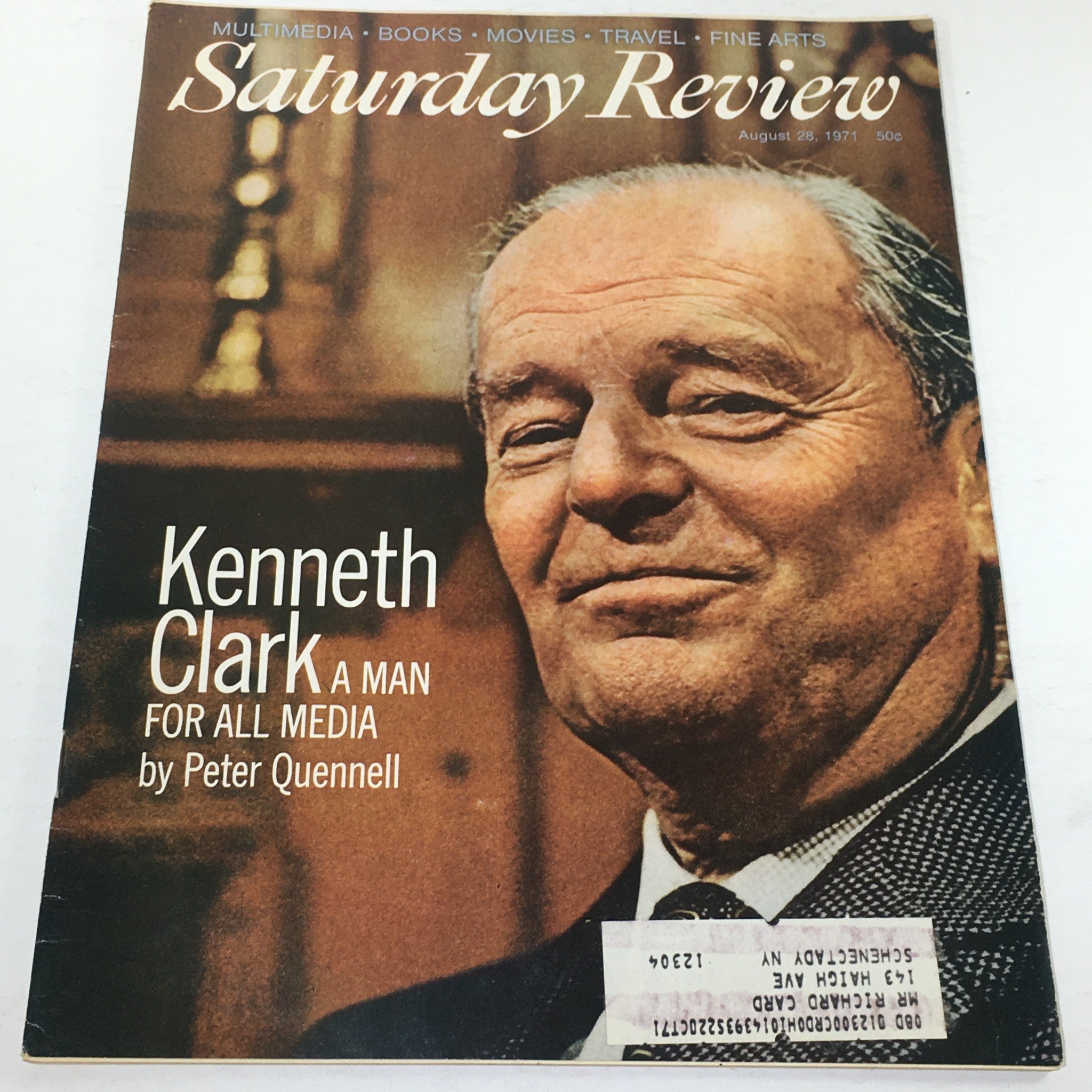 VTG Saturday Review: August 28 1971 - Keneth Clark by Peter Quennell