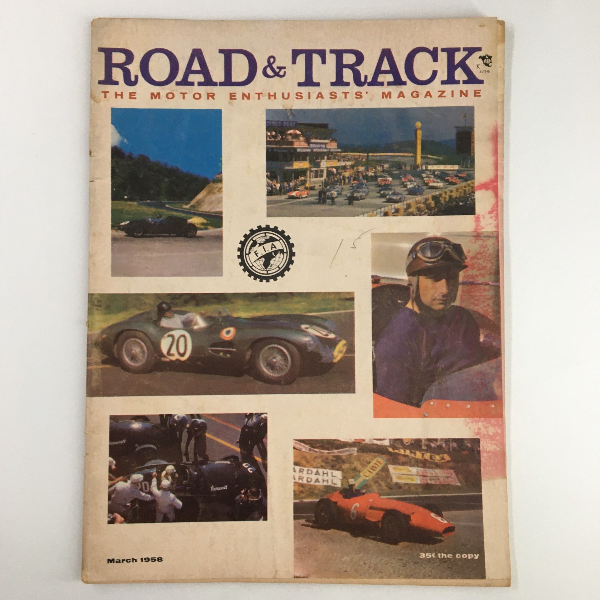 VTG Road & Track Magazine March 1962 Double Salon Mercedes 500k & 540K No Label