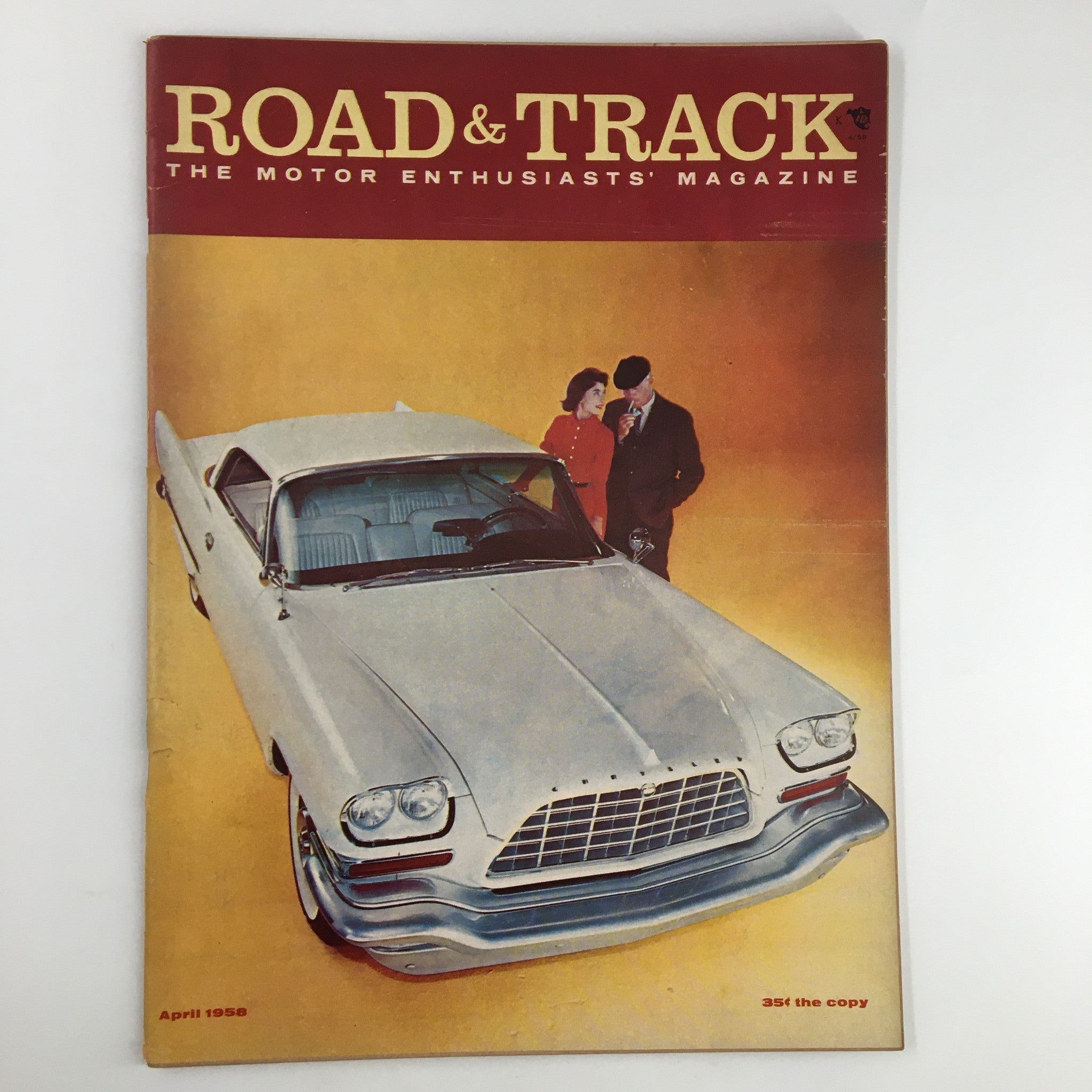 VTG Road & Track Magazine April 1958 The Austin-Healey Millie Miglia Road Test