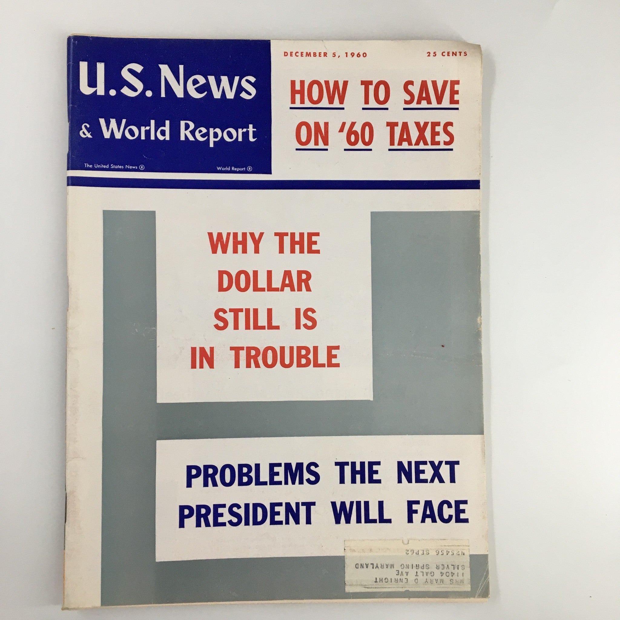 US News & World Report Magazine December 5 1960 How To Save On '60 Taxes