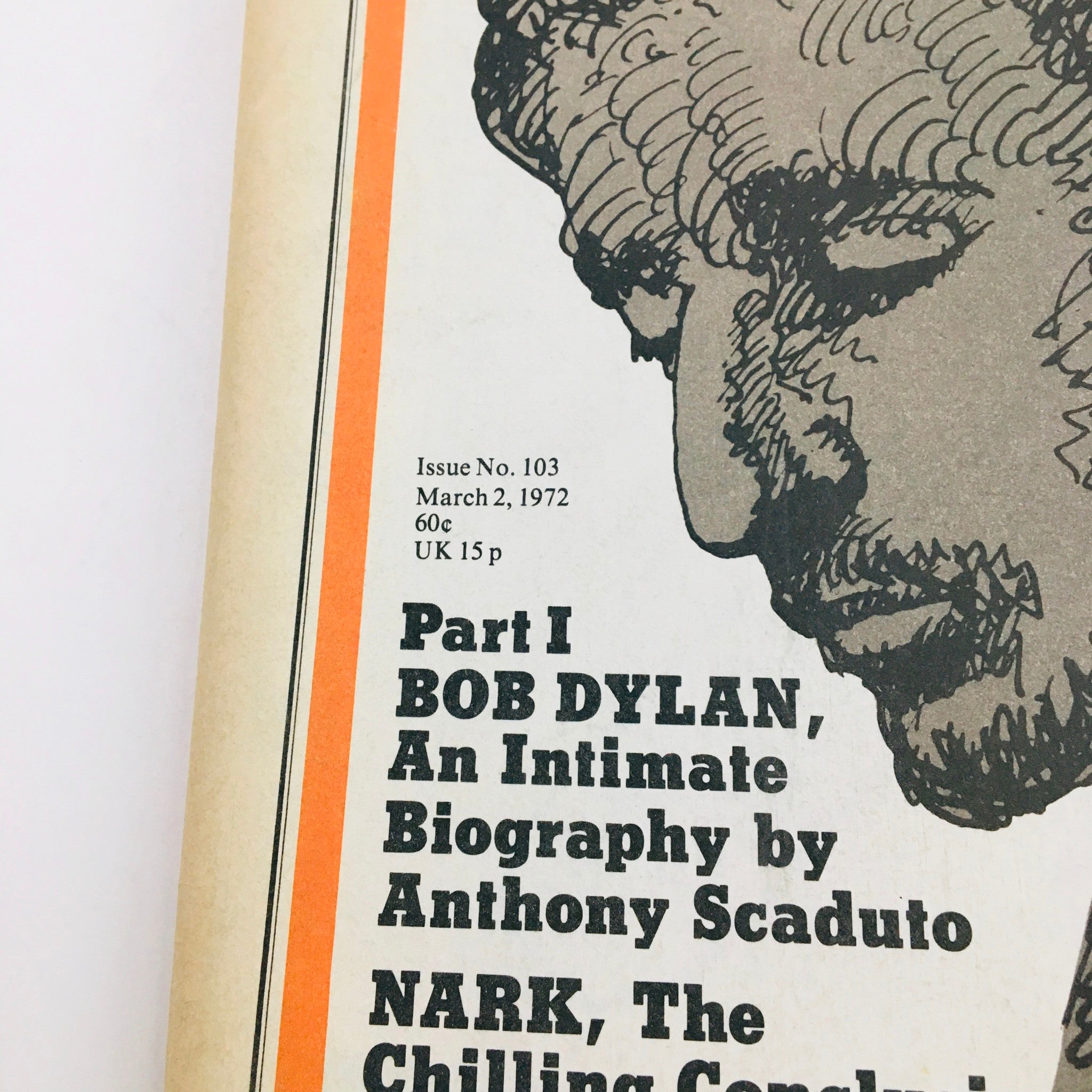 Rolling Stone Magazine March 2 1972 Part I of Bob Dylan An Intimate BiographyIF_