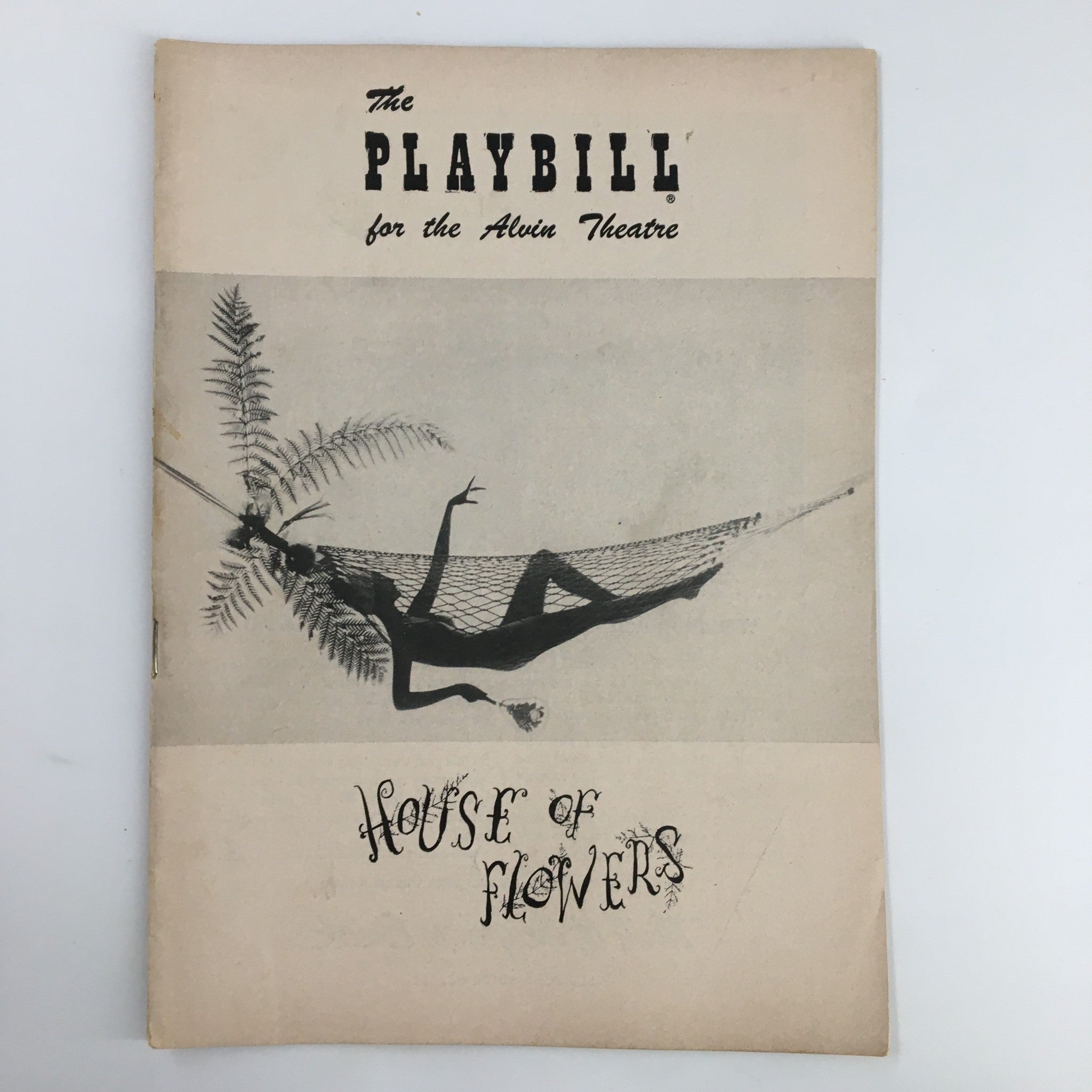 1955 Playbill Alvin Theatre Pearl Bailey in House of Flowers by Peter Brook