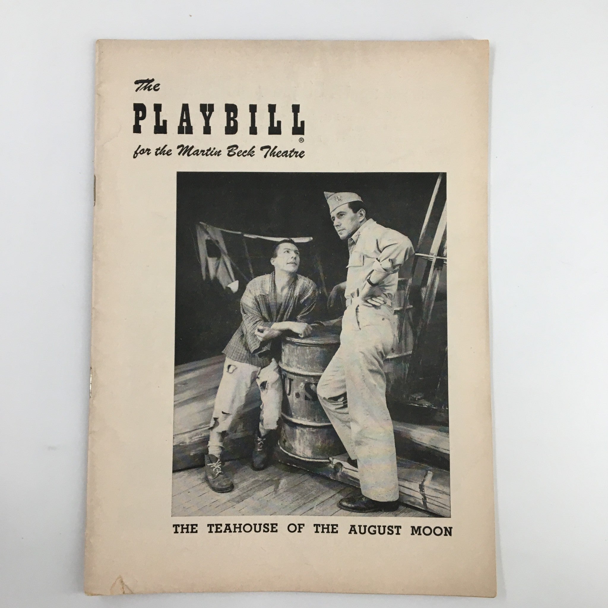 1953 Playbill Martin Beck Theatre David Wayne in The Teahouse of the August Moon