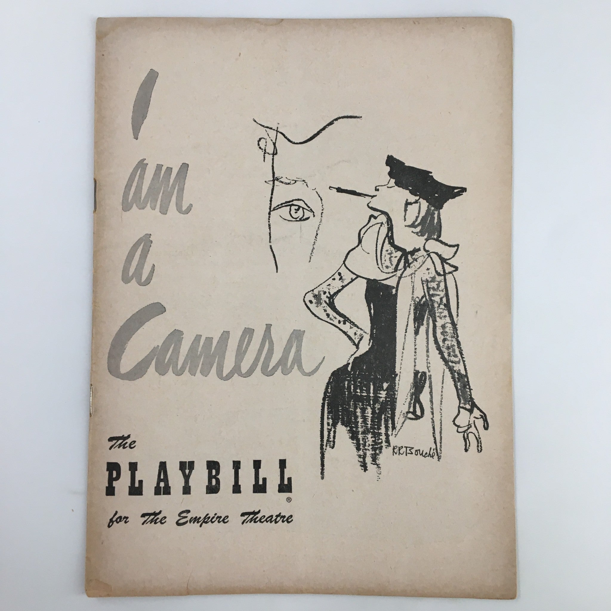 1952 Playbill The Empire Theatre Julie Harris in I Am A Camera John Van Druten