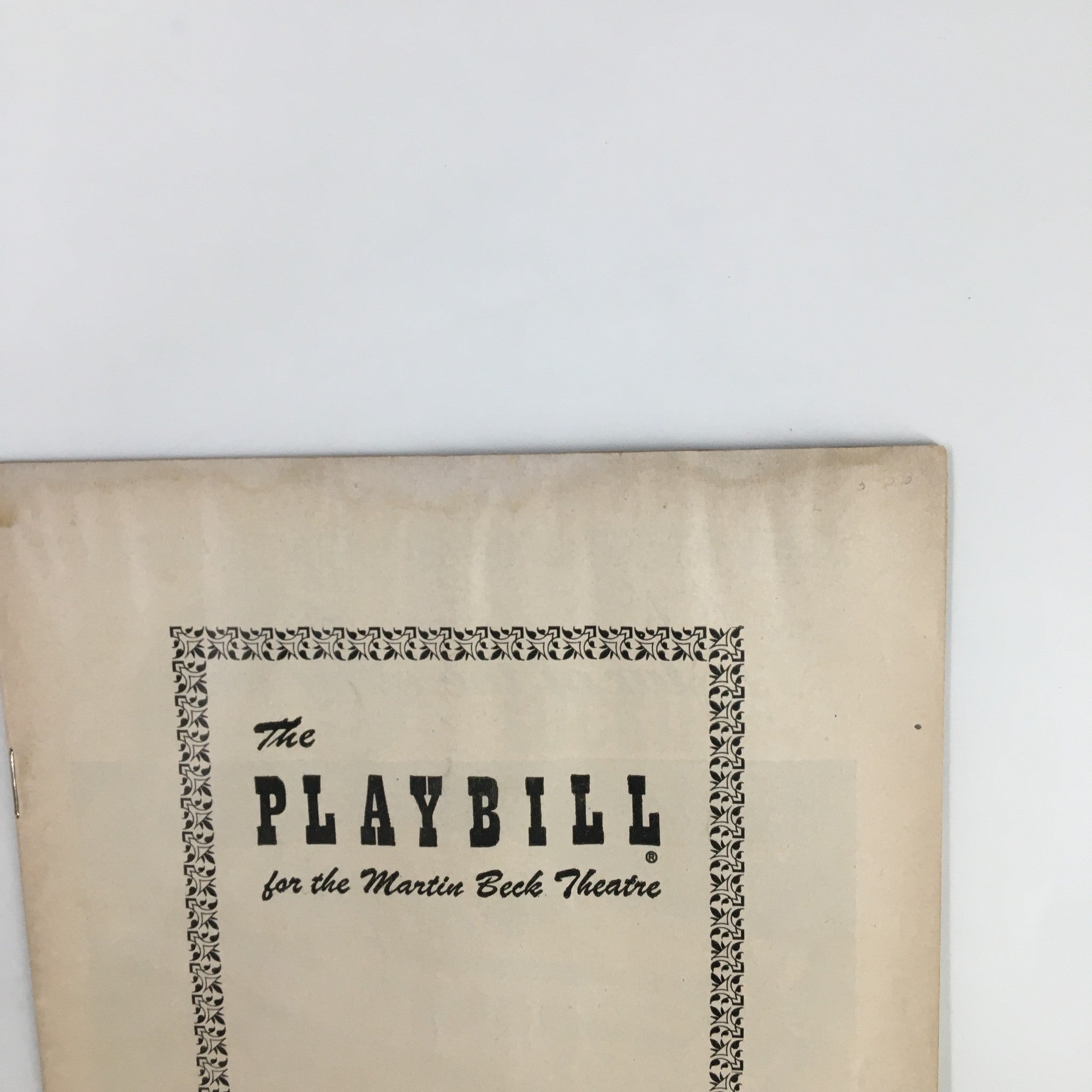 1953 Playbill Martin Beck Theatre Arthur Kennedy in Arthur Miller's The Crucible