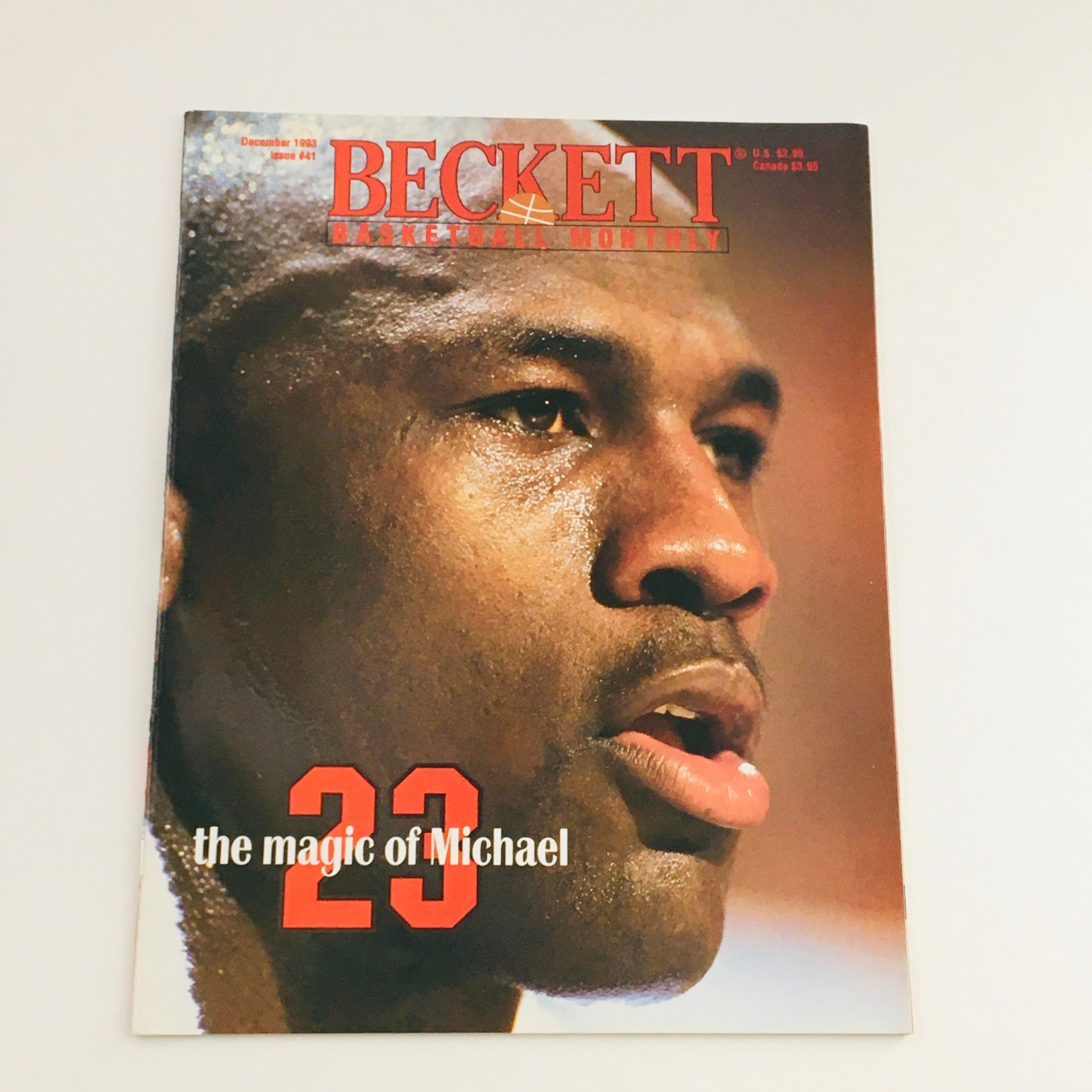 Beckett Basketball Monthly Magazine October 1993 Michael Jordan No Label VG