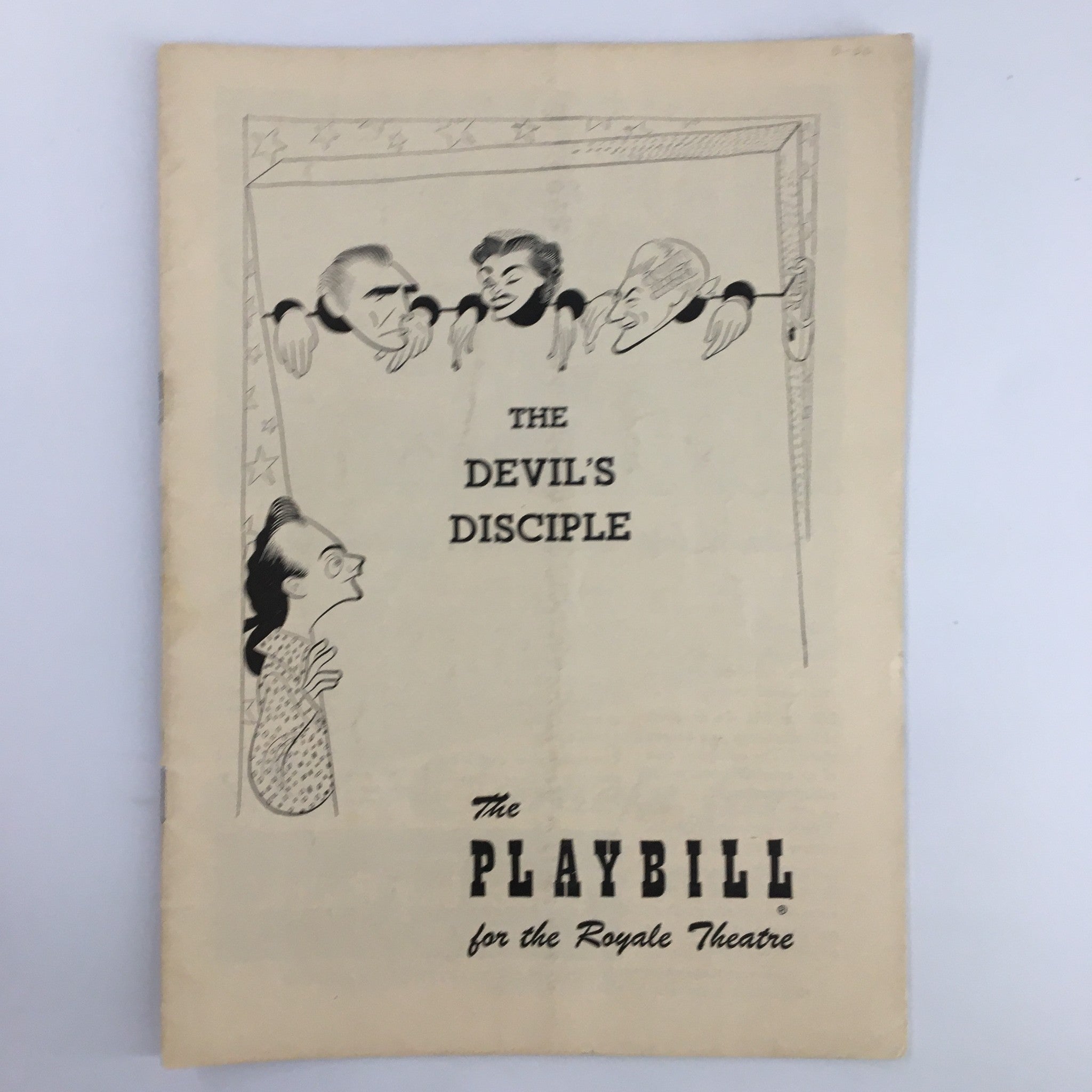 1950 Playbill Royale Theatre Maurice Evans in The Devil's Disciple