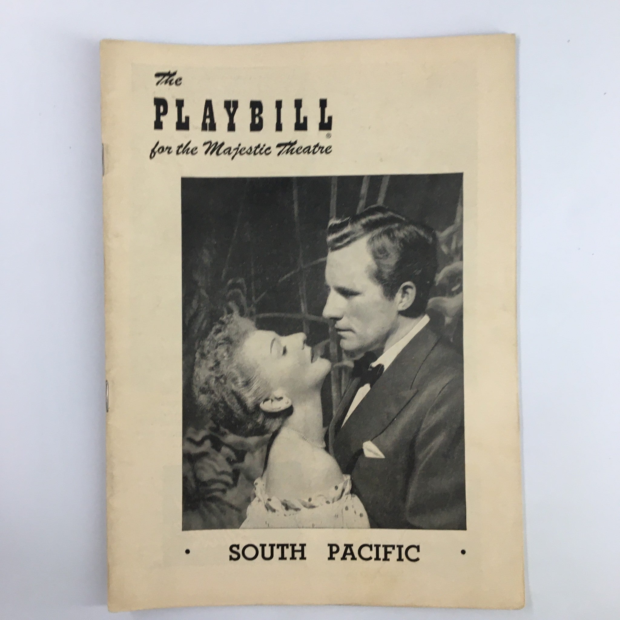 1950 Playbill Majestic Theatre Mary Martin in South Pacific by Richard Rodgers