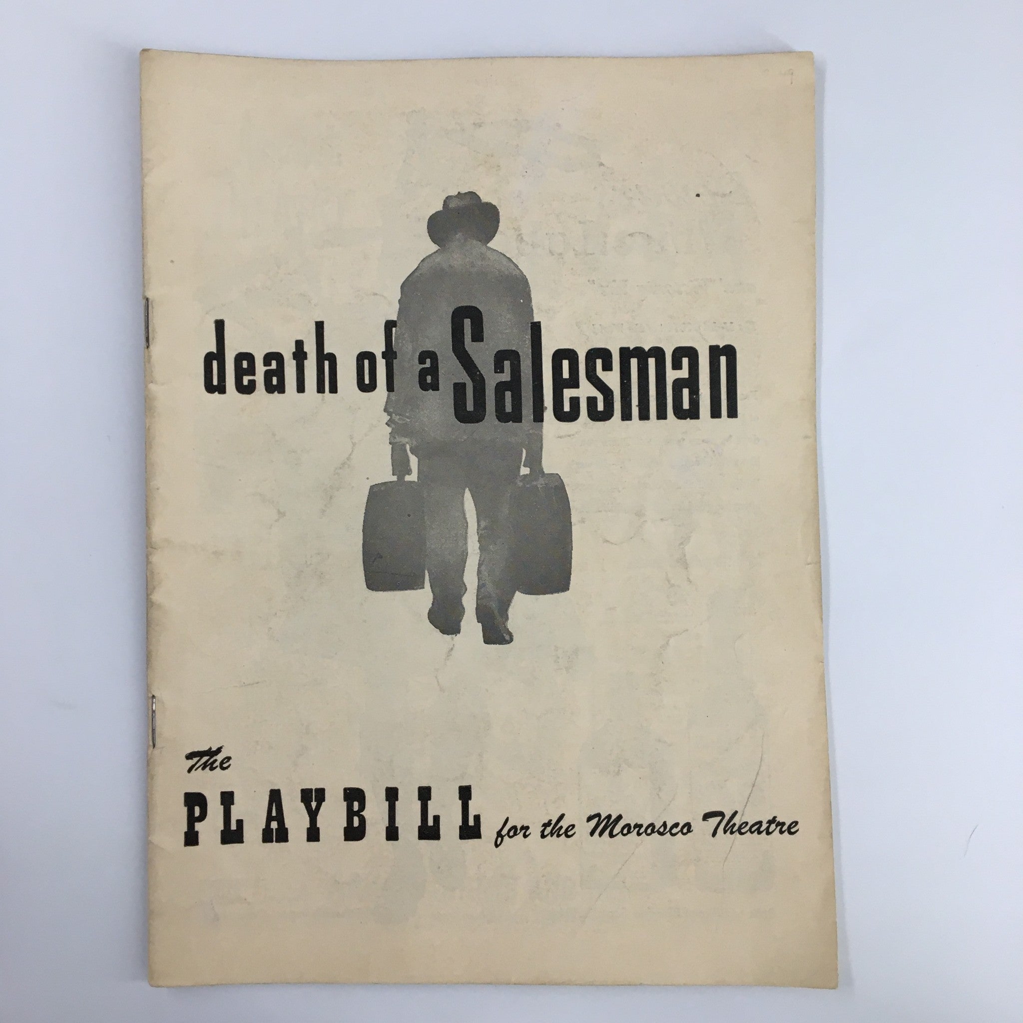 1949 Playbill Morosco Theatre Lee J. Cobb in Death of a Salesman by Elia Kazan