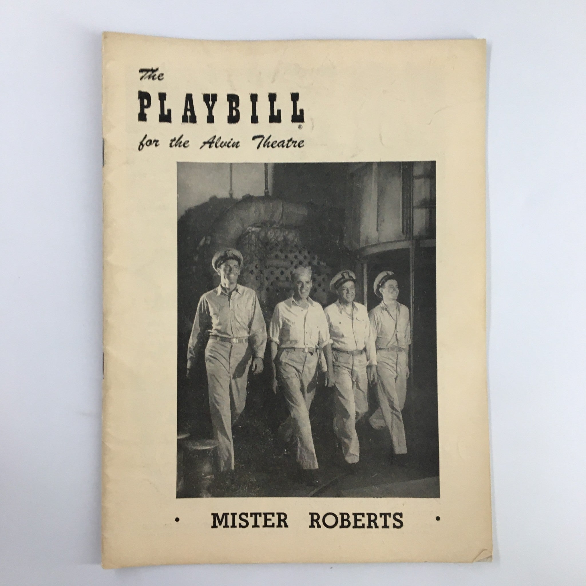 1949 Playbill Alvin Theatre Henry Fonda in Mister Roberts by Joshua Logan