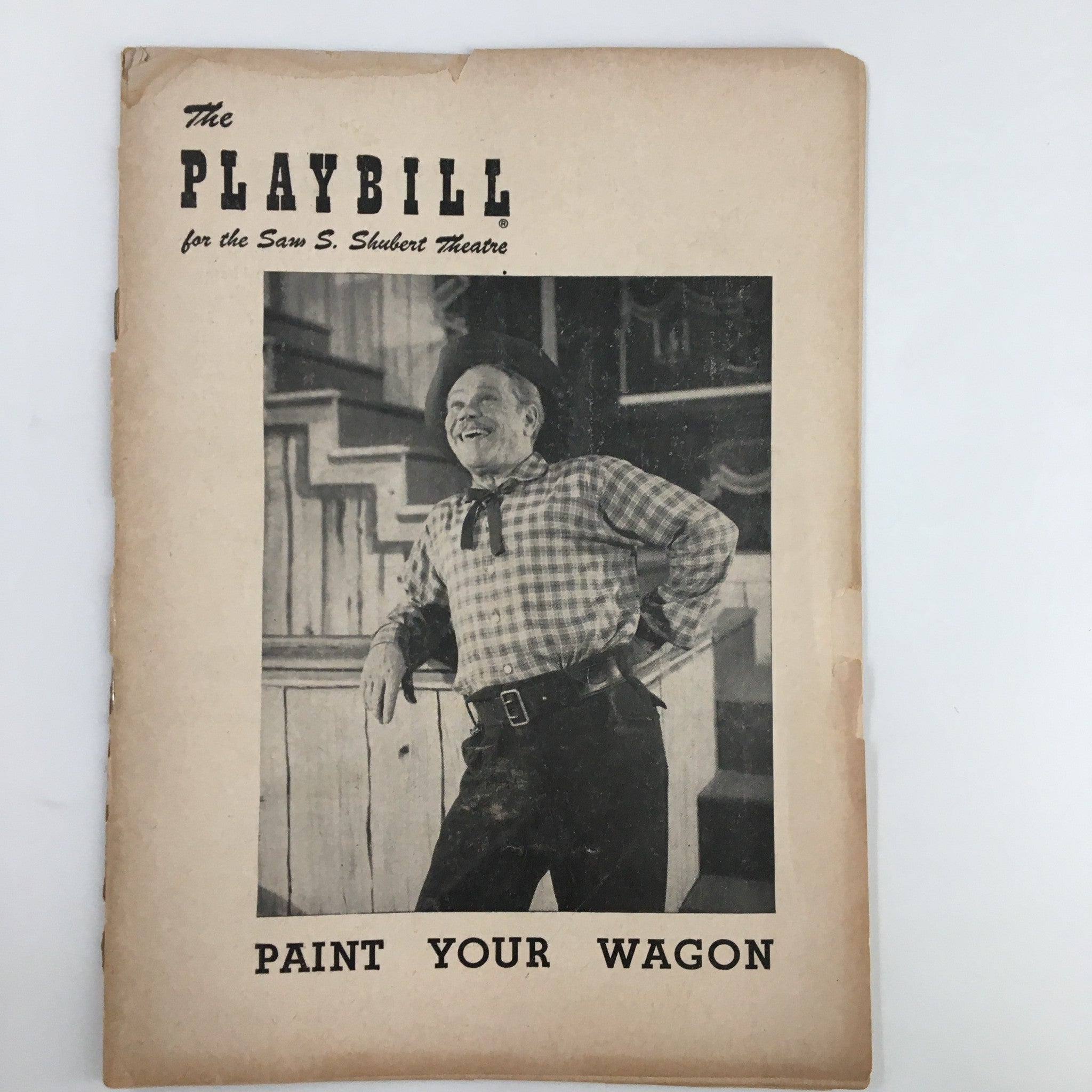 1952 Playbill Sam S. Shubert Theatre James Barton in Paint Your Wagon