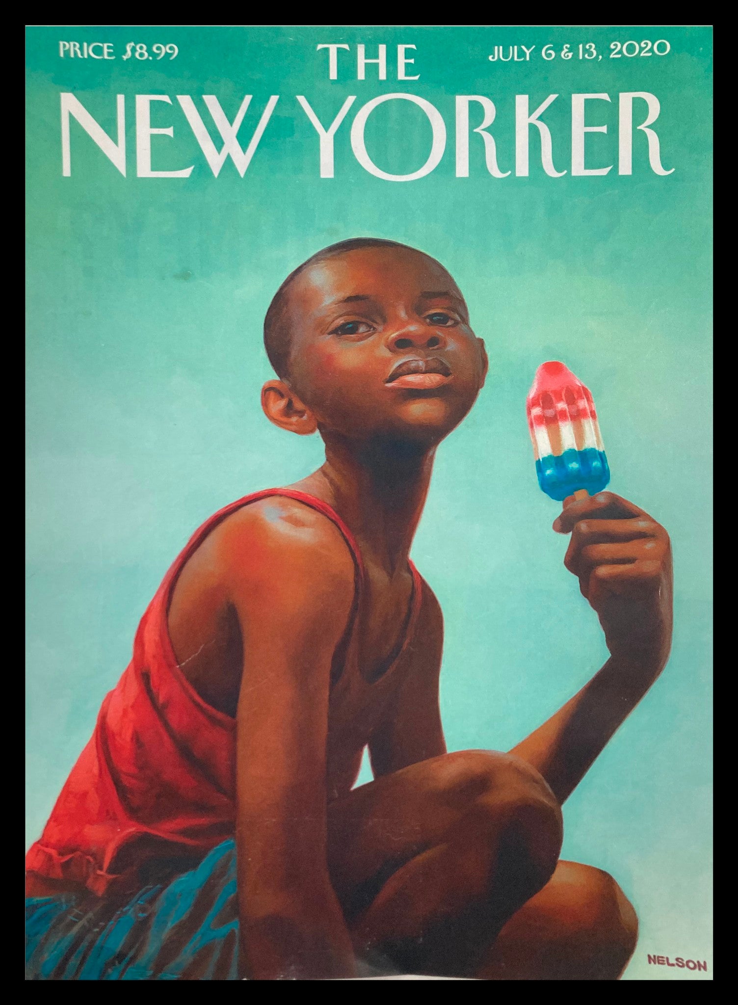 COVER ONLY The New Yorker July 6 2020 Distant Summer by Kadir Nelson No Label