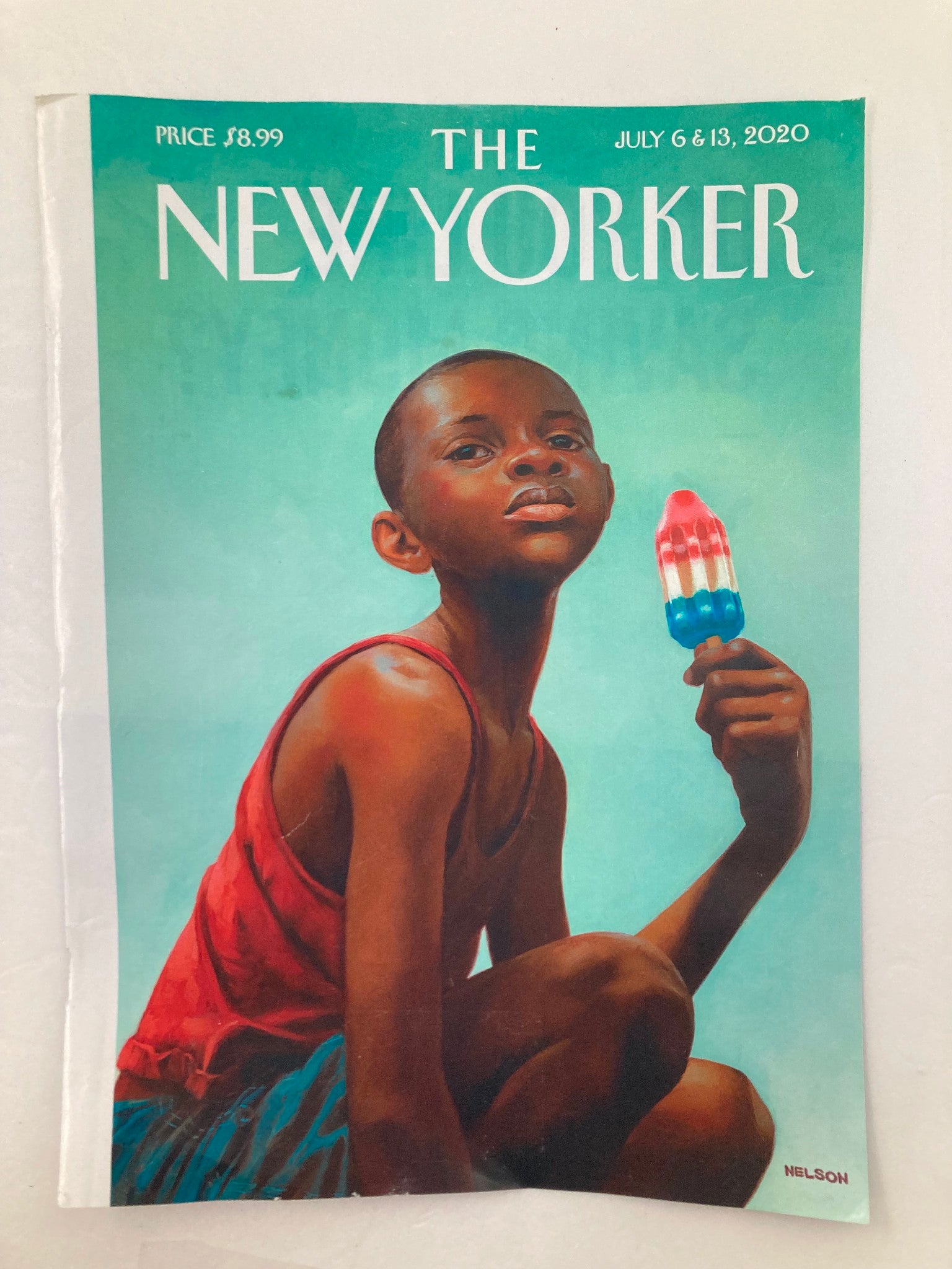 COVER ONLY The New Yorker July 6 2020 Distant Summer by Kadir Nelson No Label