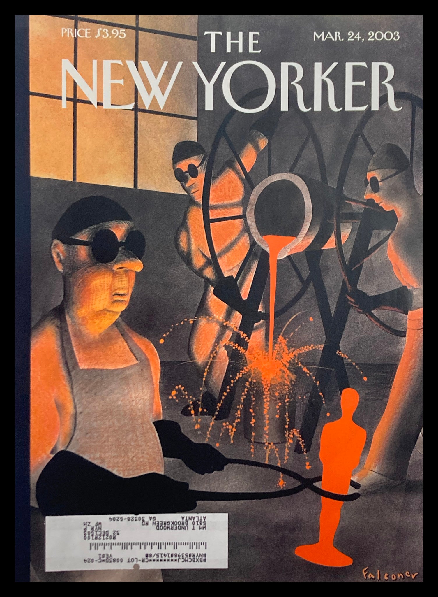 COVER ONLY The New Yorker March 24 2003 A Star is Born by by Ian Falconer