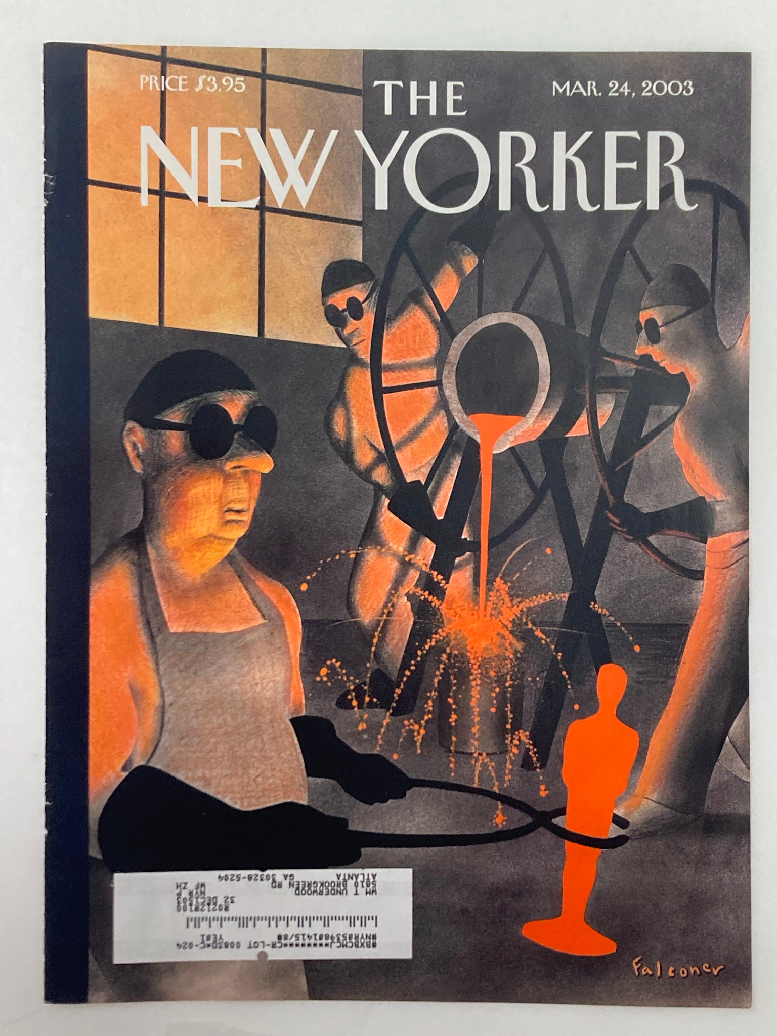 COVER ONLY The New Yorker March 24 2003 A Star is Born by by Ian Falconer