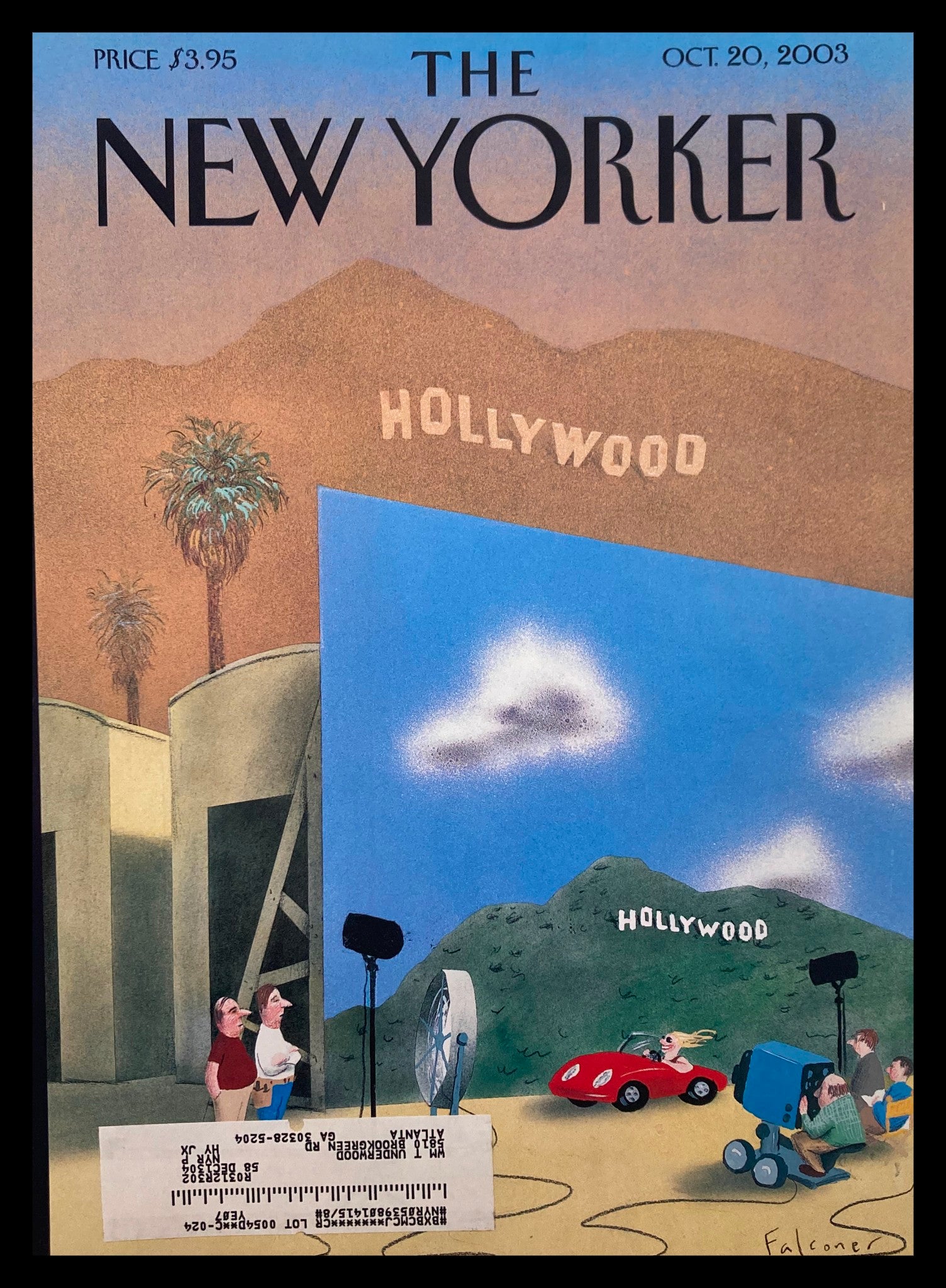 COVER ONLY The New Yorker October 20 2003 The Grand Illusion by Ian Falconer