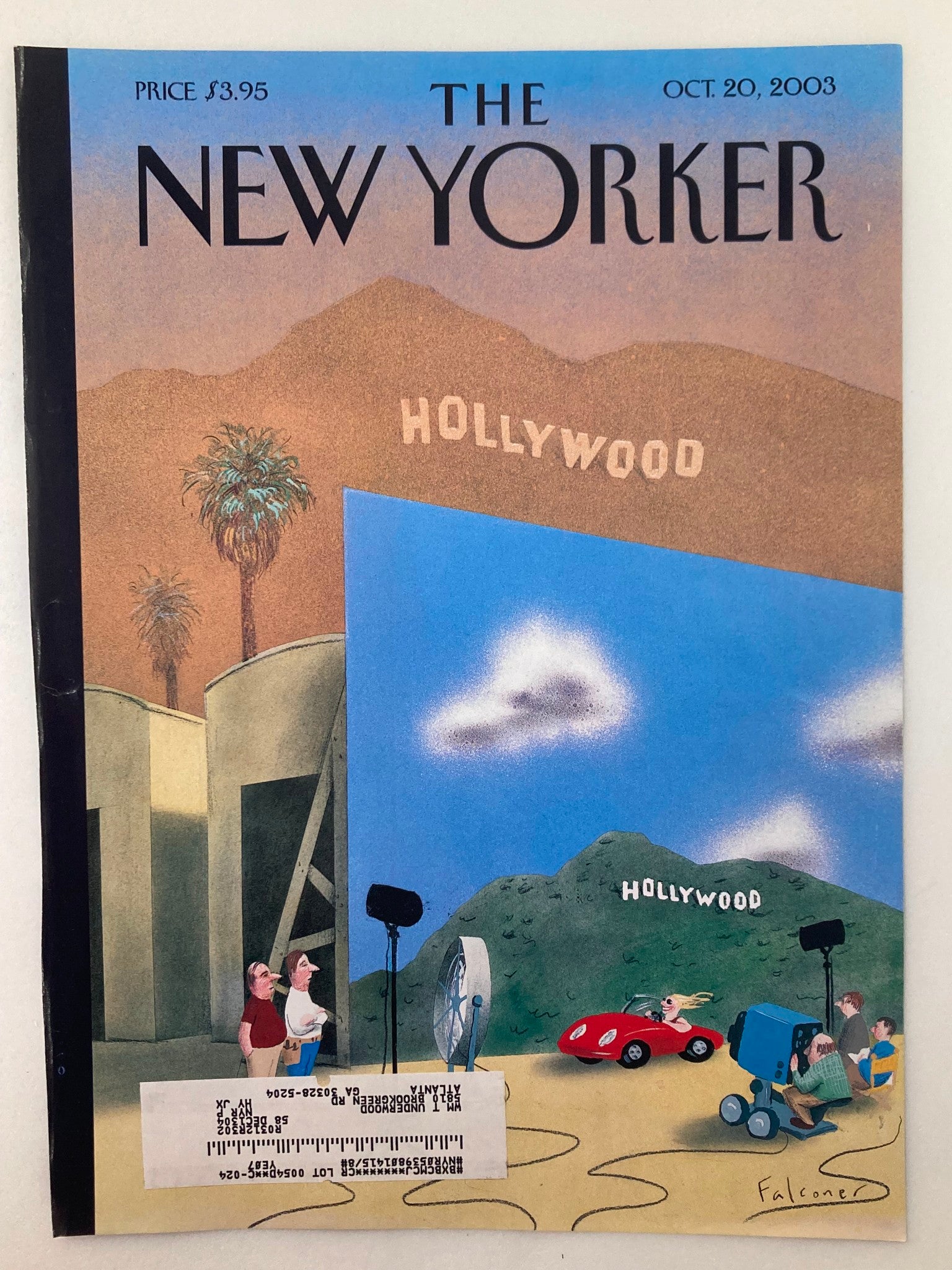 COVER ONLY The New Yorker October 20 2003 The Grand Illusion by Ian Falconer