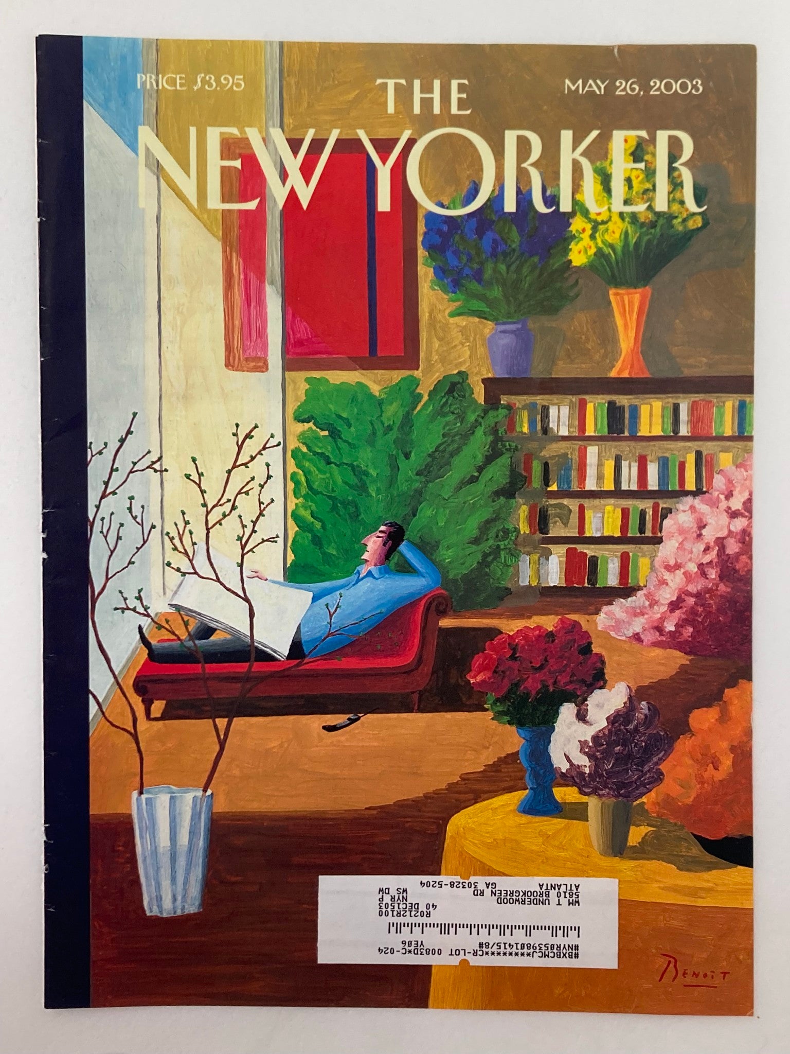 COVER ONLY The New Yorker May 26 2003 Sunroom by Benoit van Innis