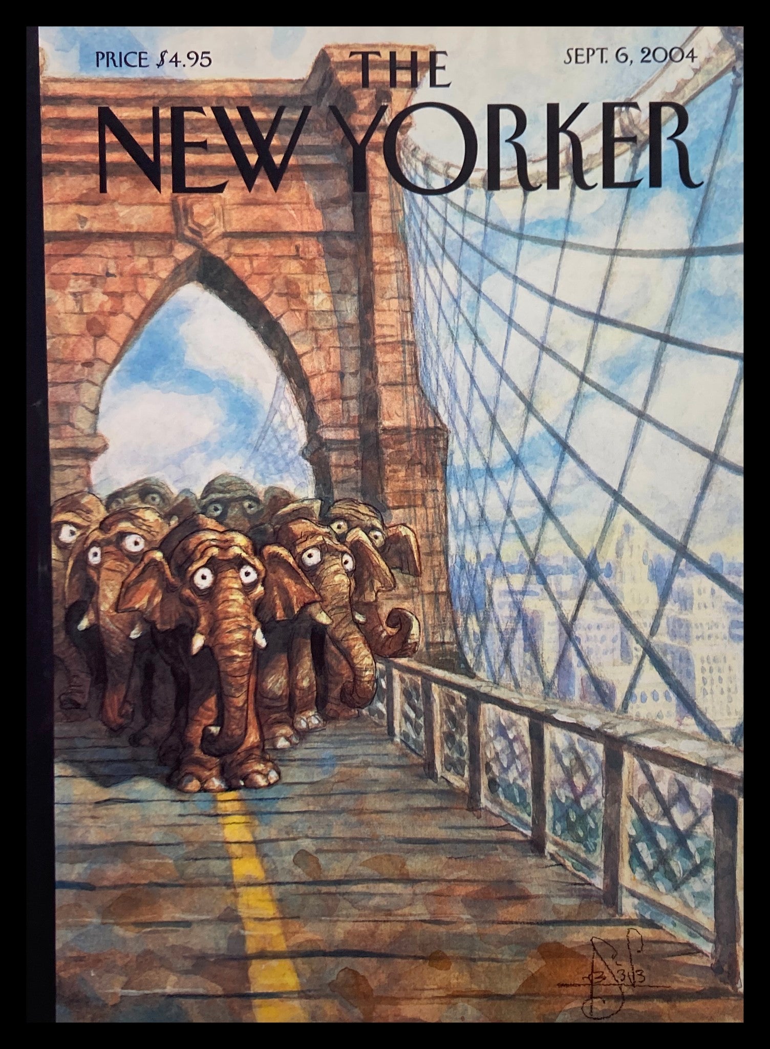 COVER ONLY The New Yorker September 6 2004 Swift Boat Wars Peter de Sève