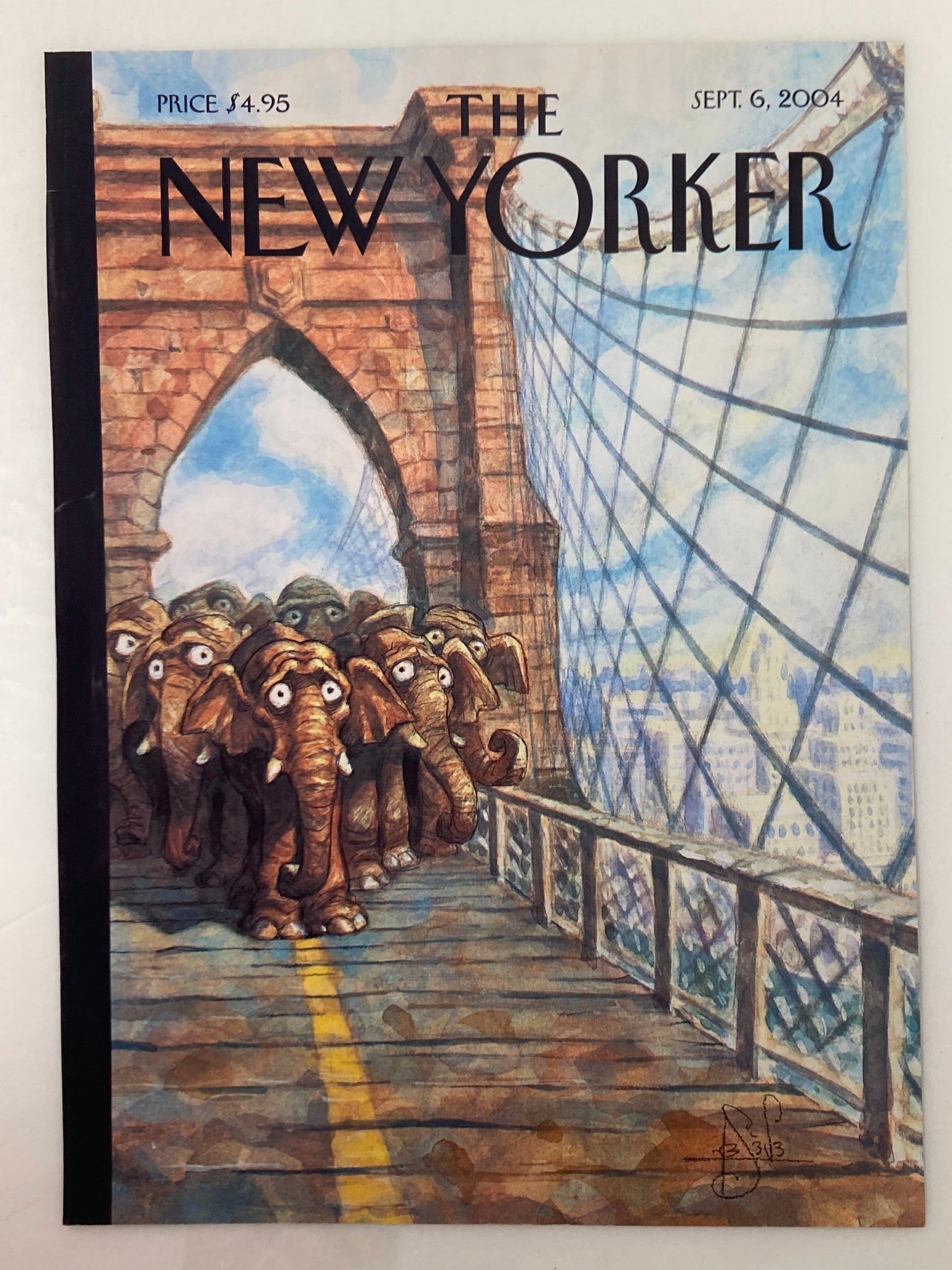 COVER ONLY The New Yorker September 6 2004 Swift Boat Wars Peter de Sève