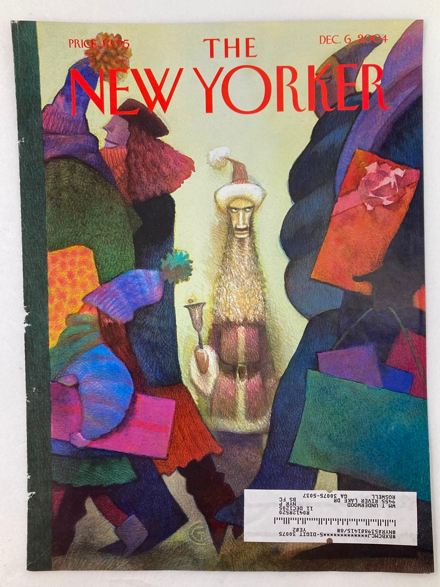 COVER ONLY The New Yorker December 6 2004 Osama Bin Laden by Carter Goodrich