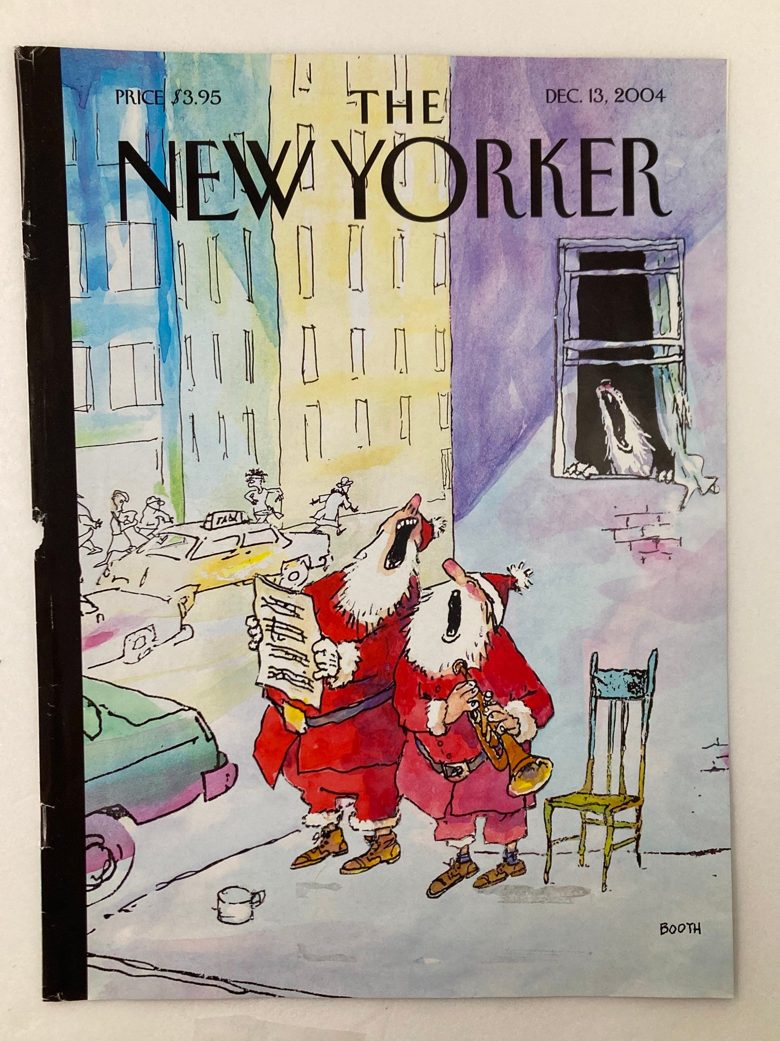 COVER ONLY The New Yorker December 13 2004 Holiday Howls by George Booth