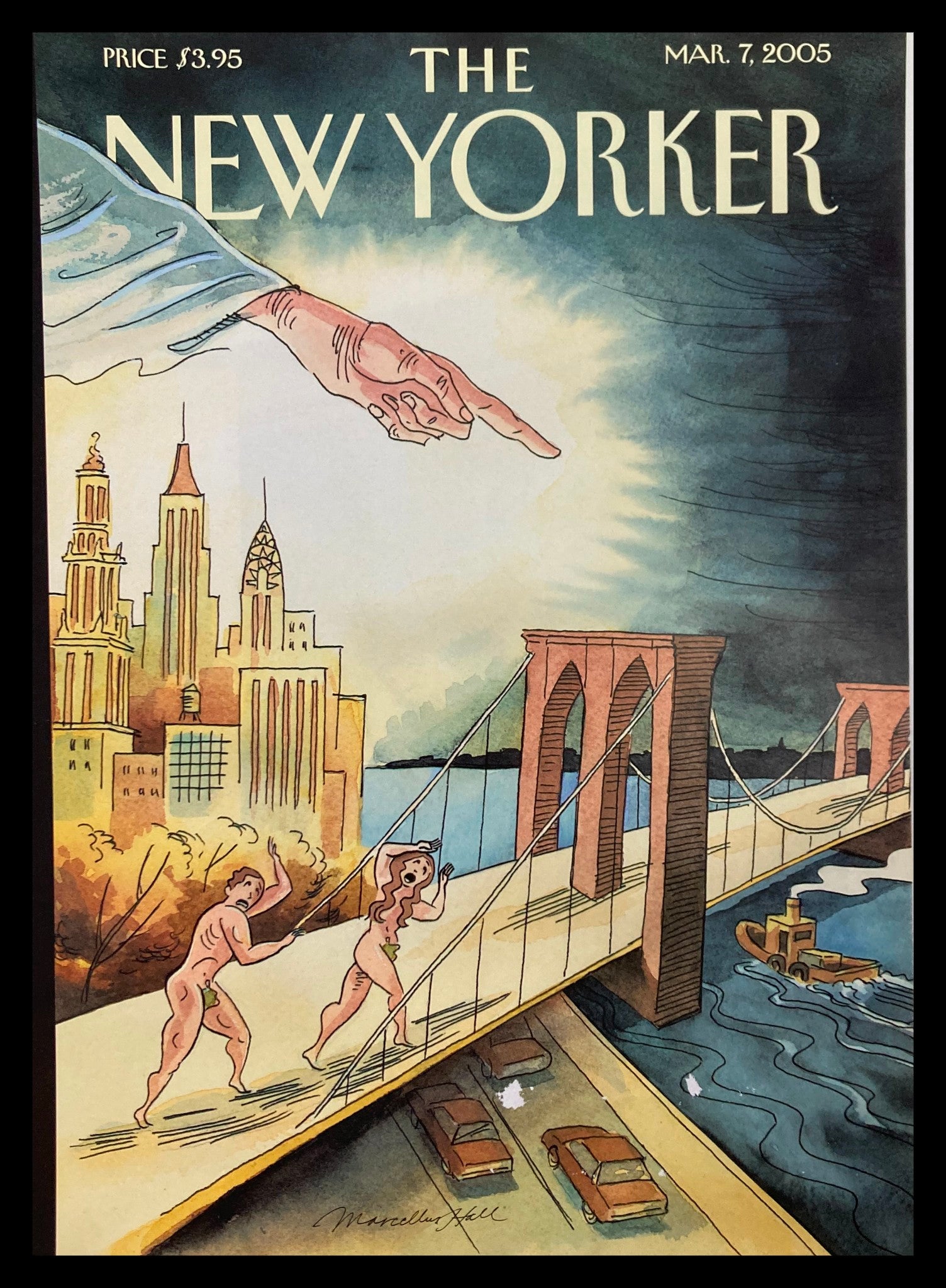 COVER ONLY The New Yorker March 7 2005 Unaffordable Eden by Marcellus Hall