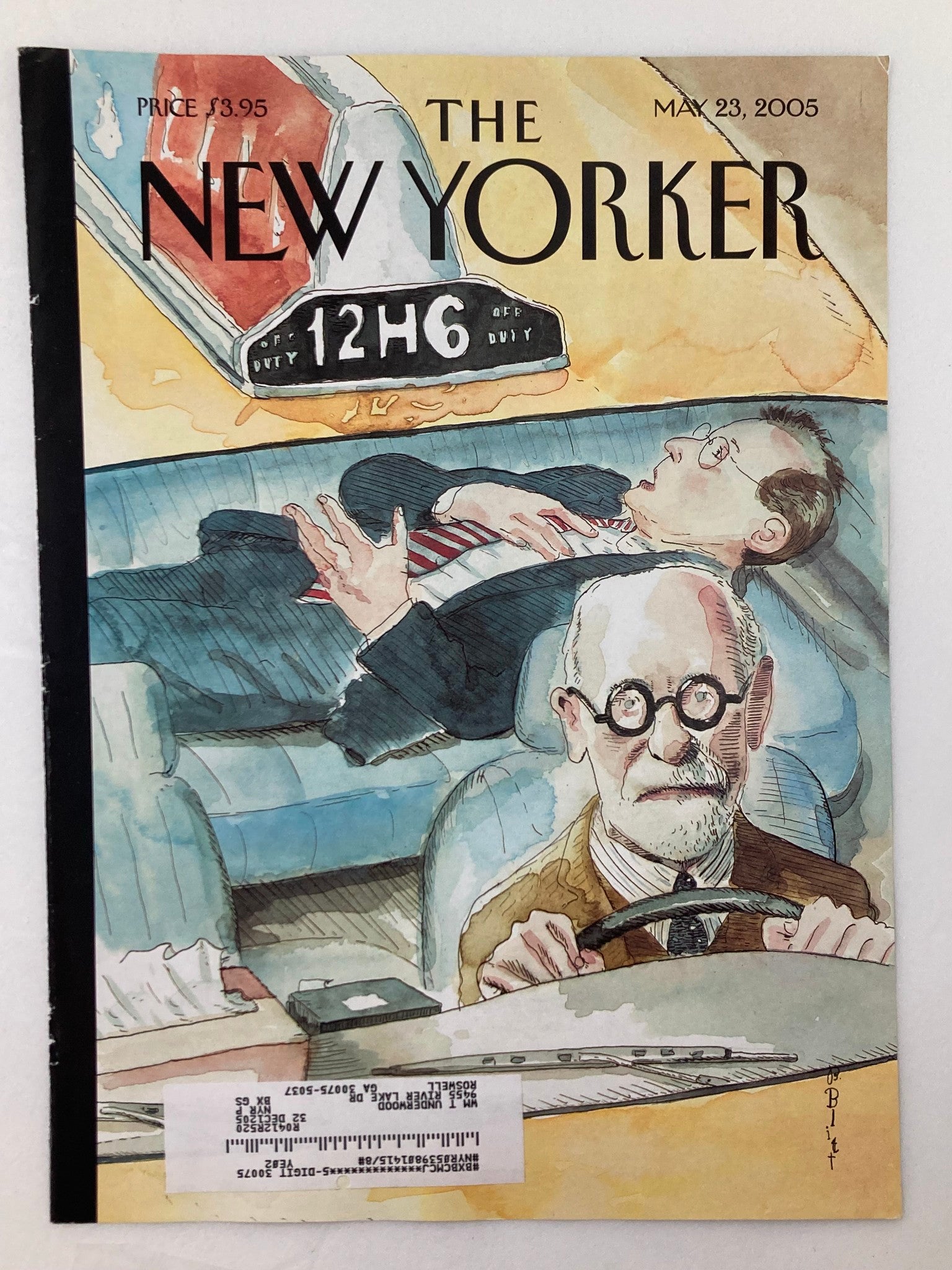 COVER ONLY The New Yorker May 23 2005 The Meter is Running by Barry Blitt